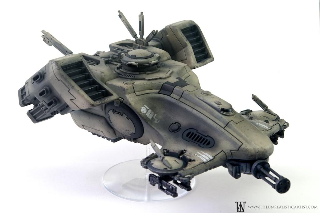 Airbrush, Devilfish, Tau, Weathered