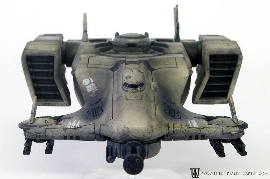Airbrush, Devilfish, Tau, Weathered