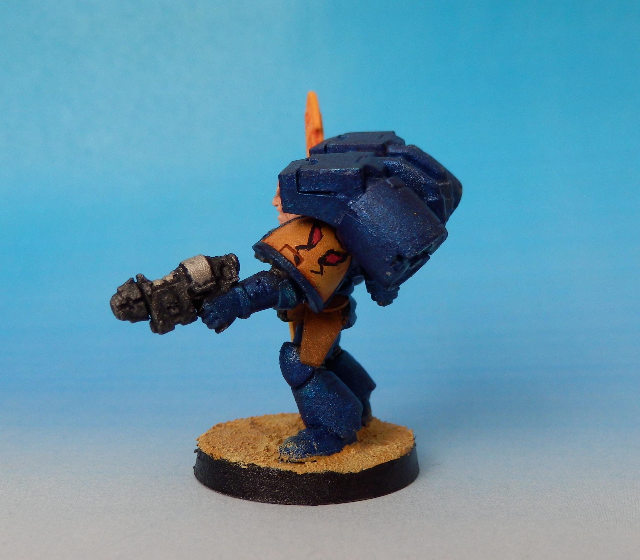 Assault Marines, Jump Pack, Librarian, Mantis Warrior