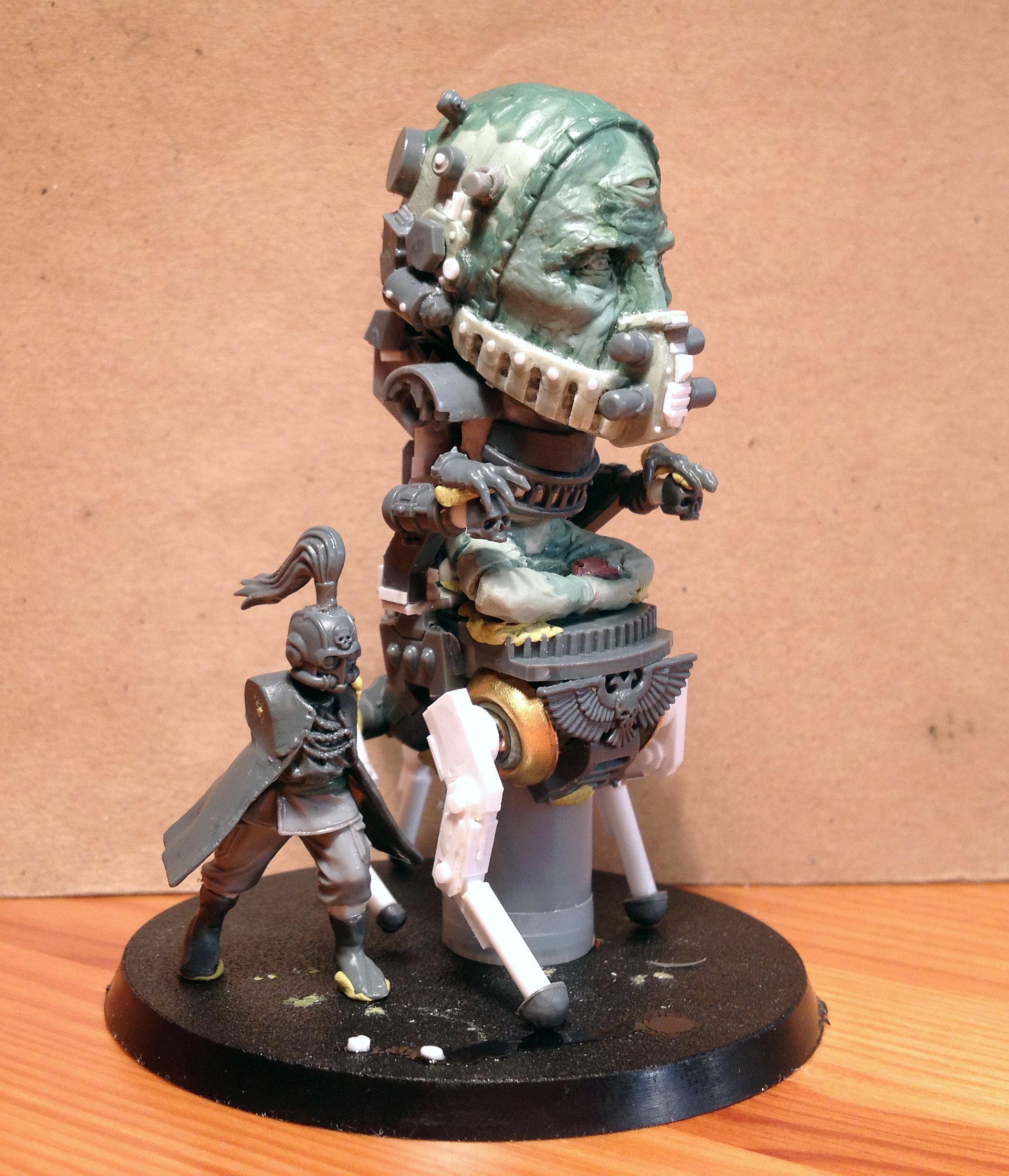 Greenstuff, Karamazov, Navigator, Robot, Scratch Build, Sculpting