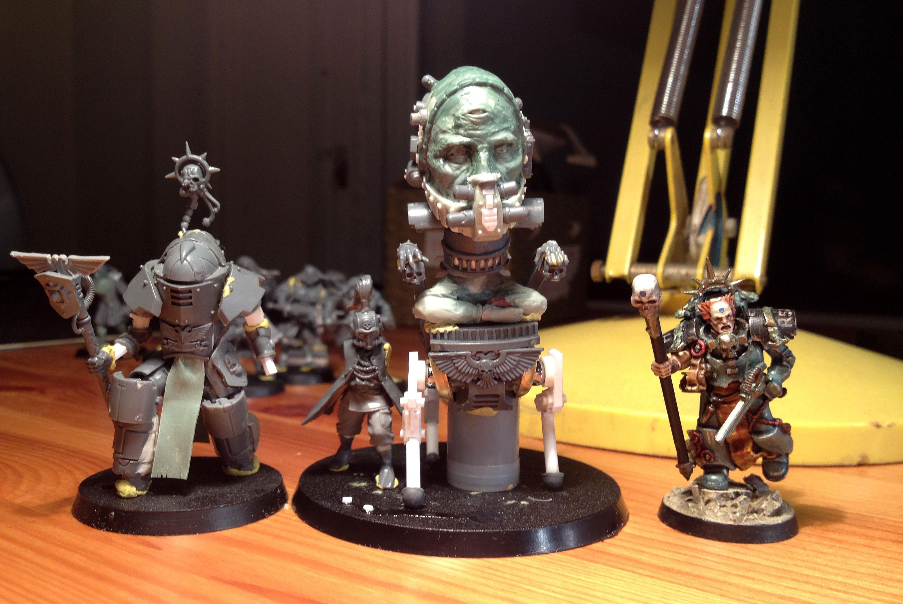 Greenstuff, Karamazov, Navigator, Robot, Scratch Build, Sculpting