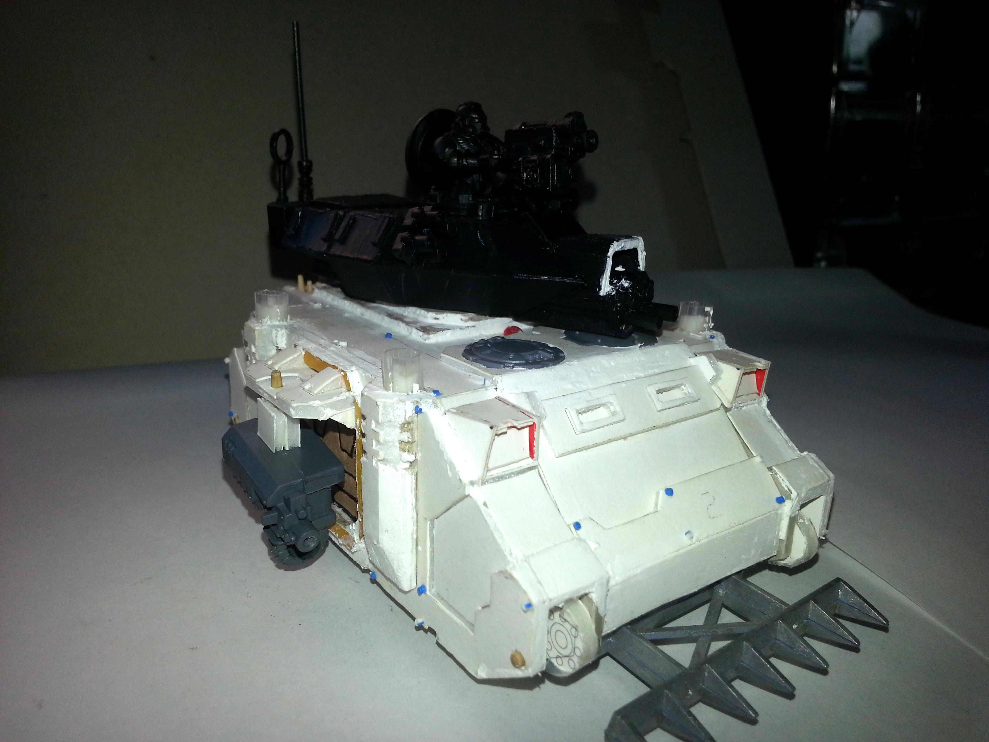 Baal, Blood Angels, Emperor, Predator, Space Marines, Tank, Vehicle, Warhammer 40,000, Work In Progress