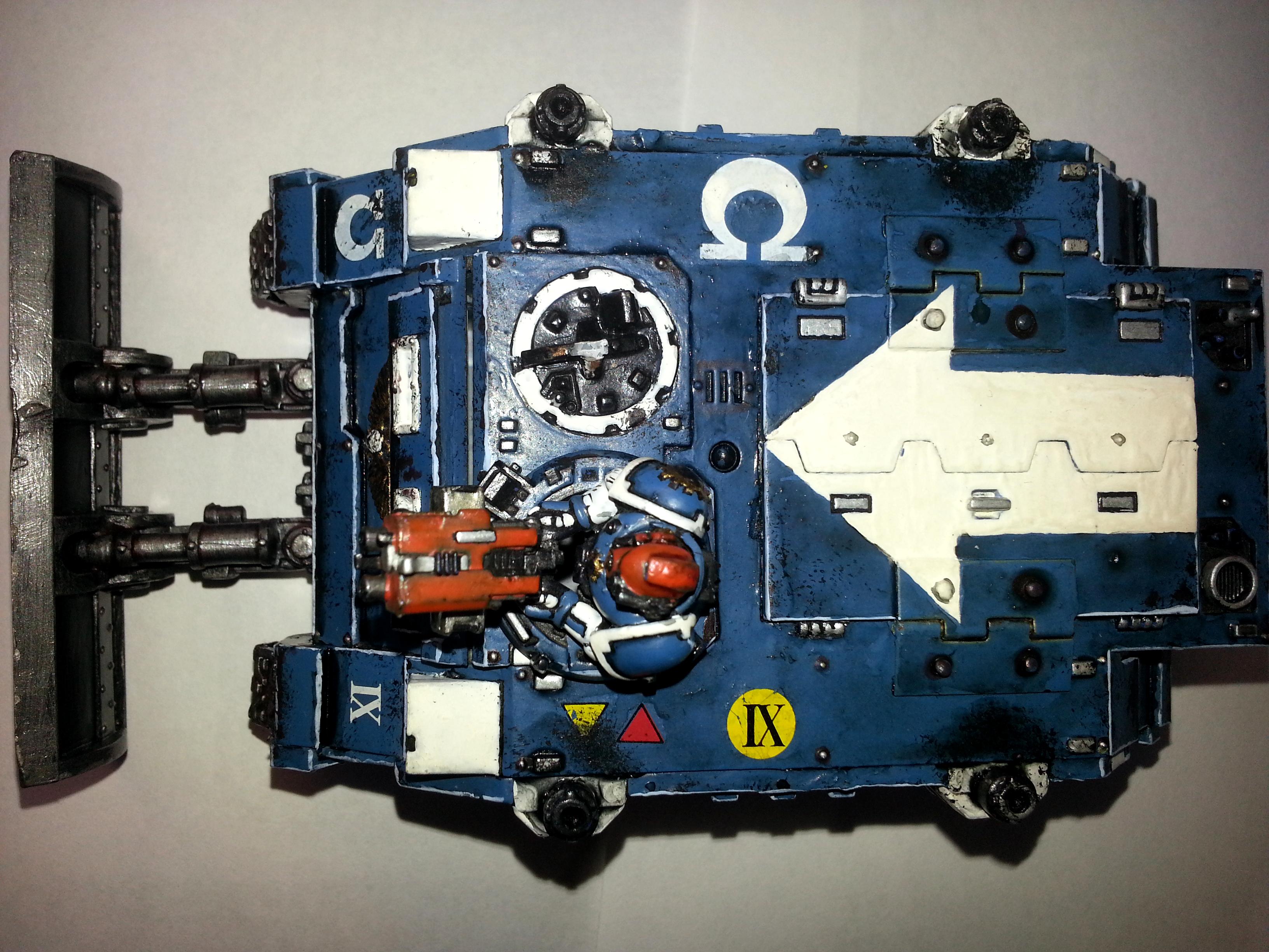 Emperor, Rhino, Space Marines, Tank, Ultramarines, Vehicle, Warhammer 40,000, Work In Progress