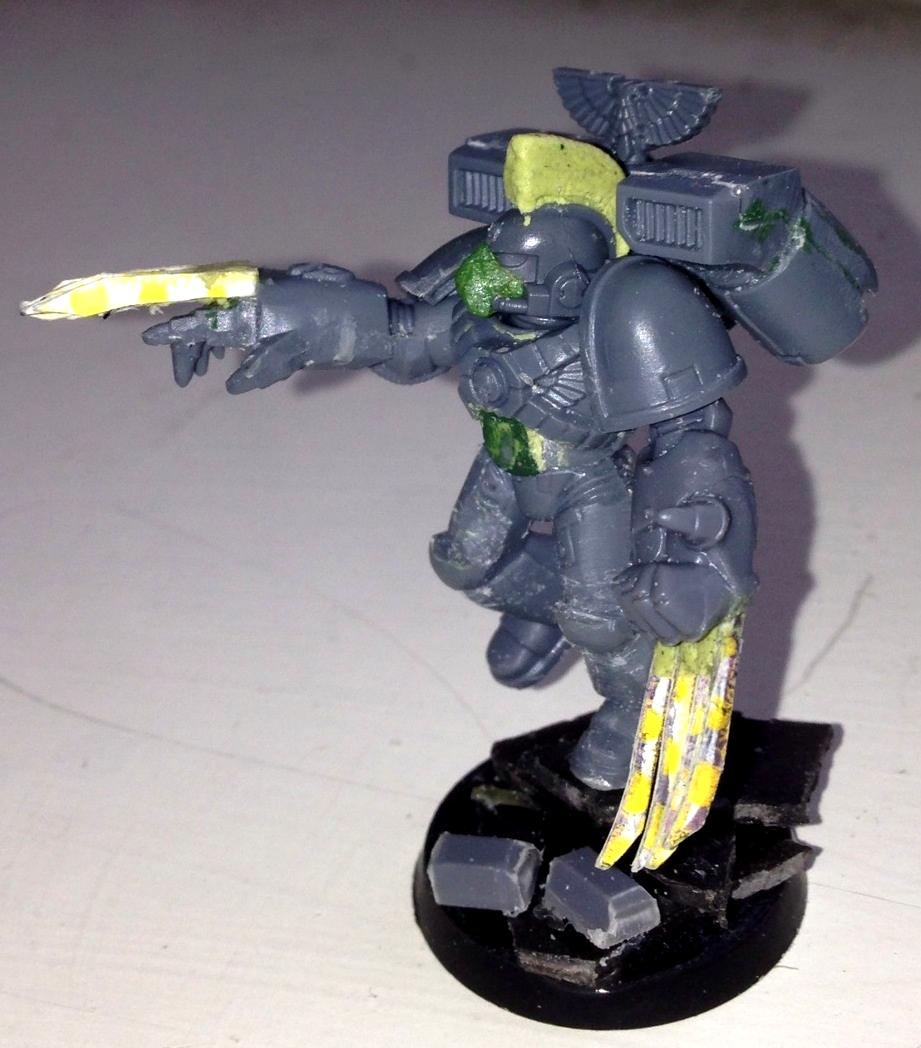 30k, Conversion, Greenstuff, Horus Heresy, Raven Guard, Space Marines