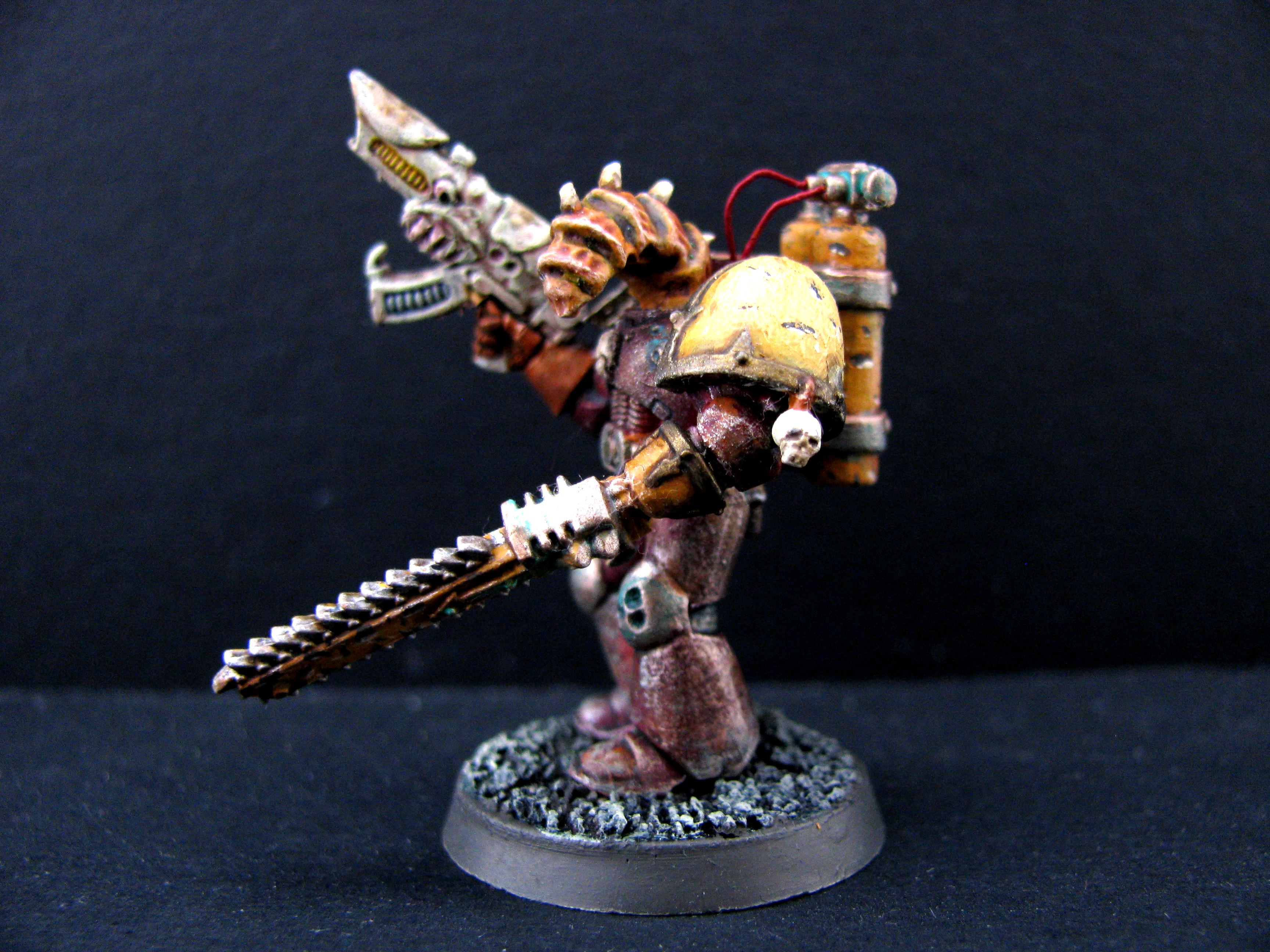 Chaos, Conversion, Nurgle, Space Marines, Warhammer 40,000