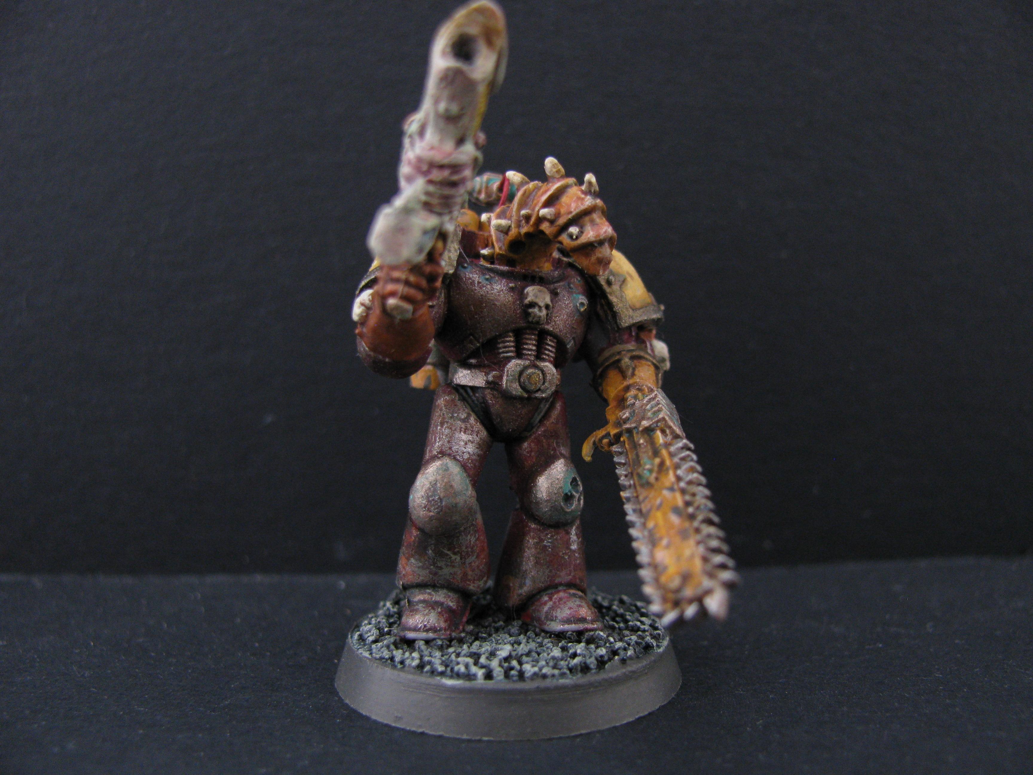 Chaos, Conversion, Nurgle, Space Marines, Warhammer 40,000