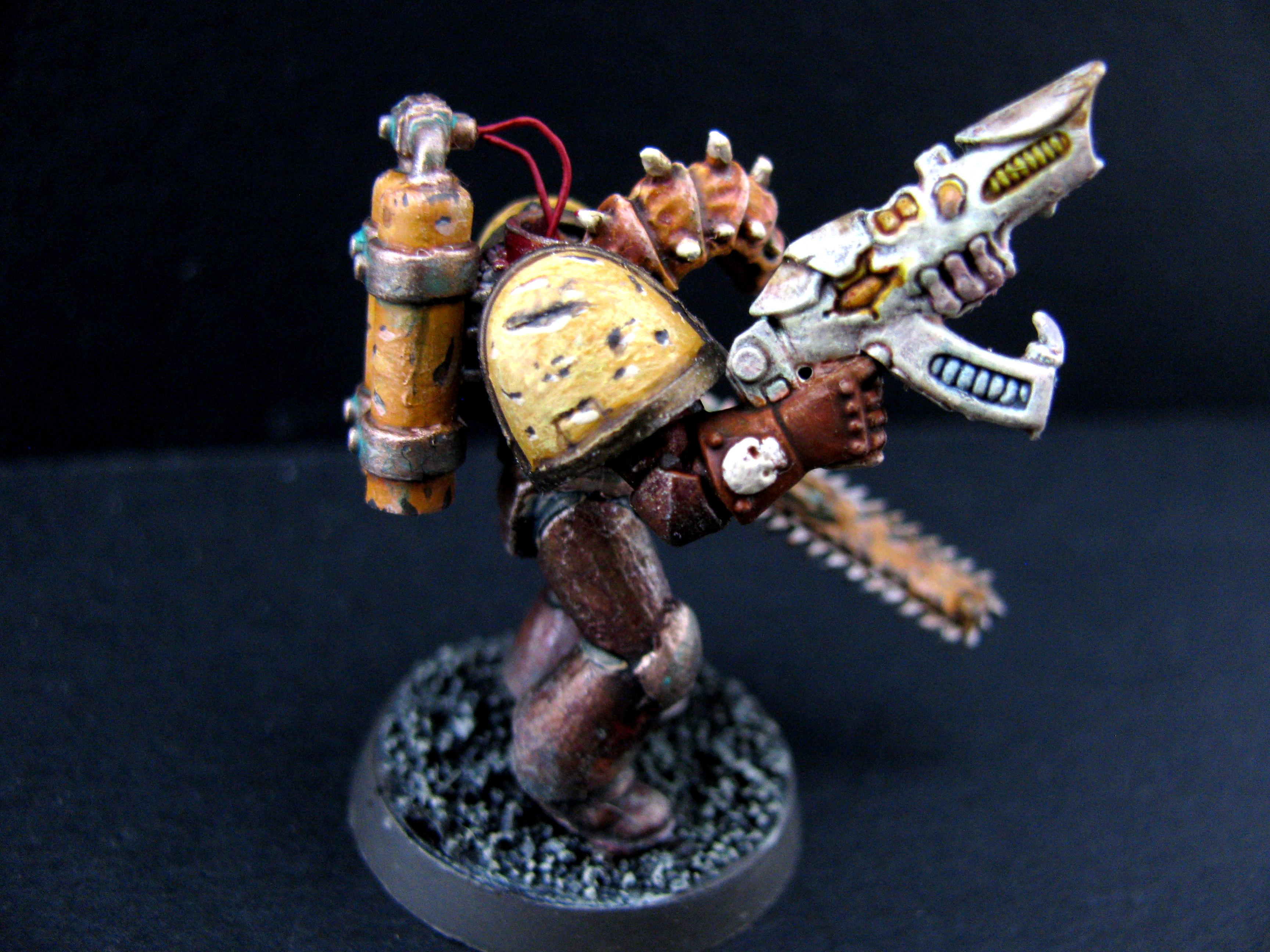 Chaos, Conversion, Nurgle, Space Marines, Warhammer 40,000