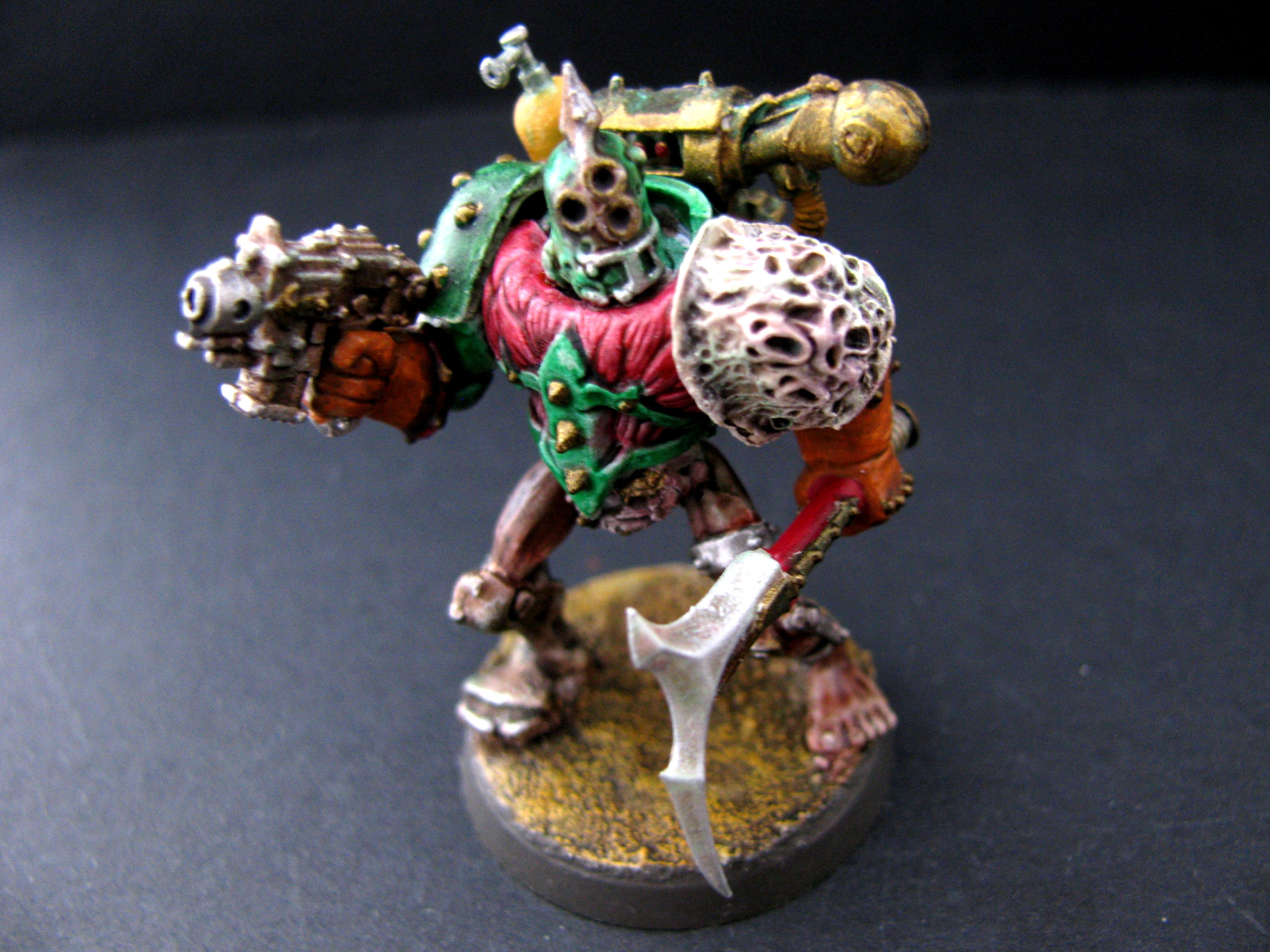 Chaos, Conversion, Nurgle, Space Marines, Warhammer 40,000