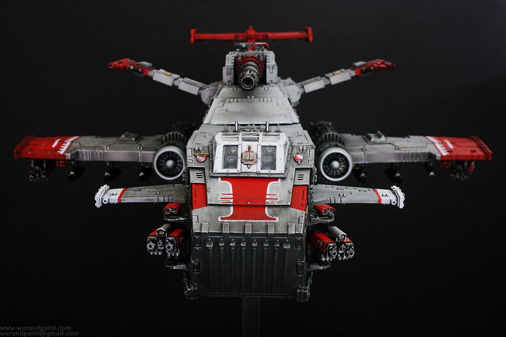 Forge World, Grey Knights, Jca, Magnet, Psycannons, Red, Silver, Thunderhawk Gunship, White
