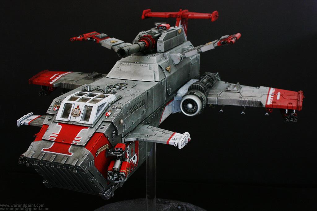 Forge World, Grey Knights, Jca, Magnet, Psycannons, Red, Silver, Thunderhawk Gunship, White