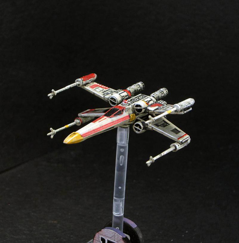 Advanced, Custom, Interceptor, Rebel, Repaint, X-Wing, X-wing Miniatures
