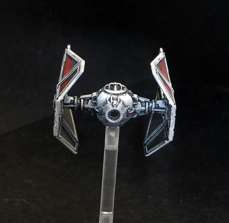 X, TIE Interceptor Blood-Stripe Repaint