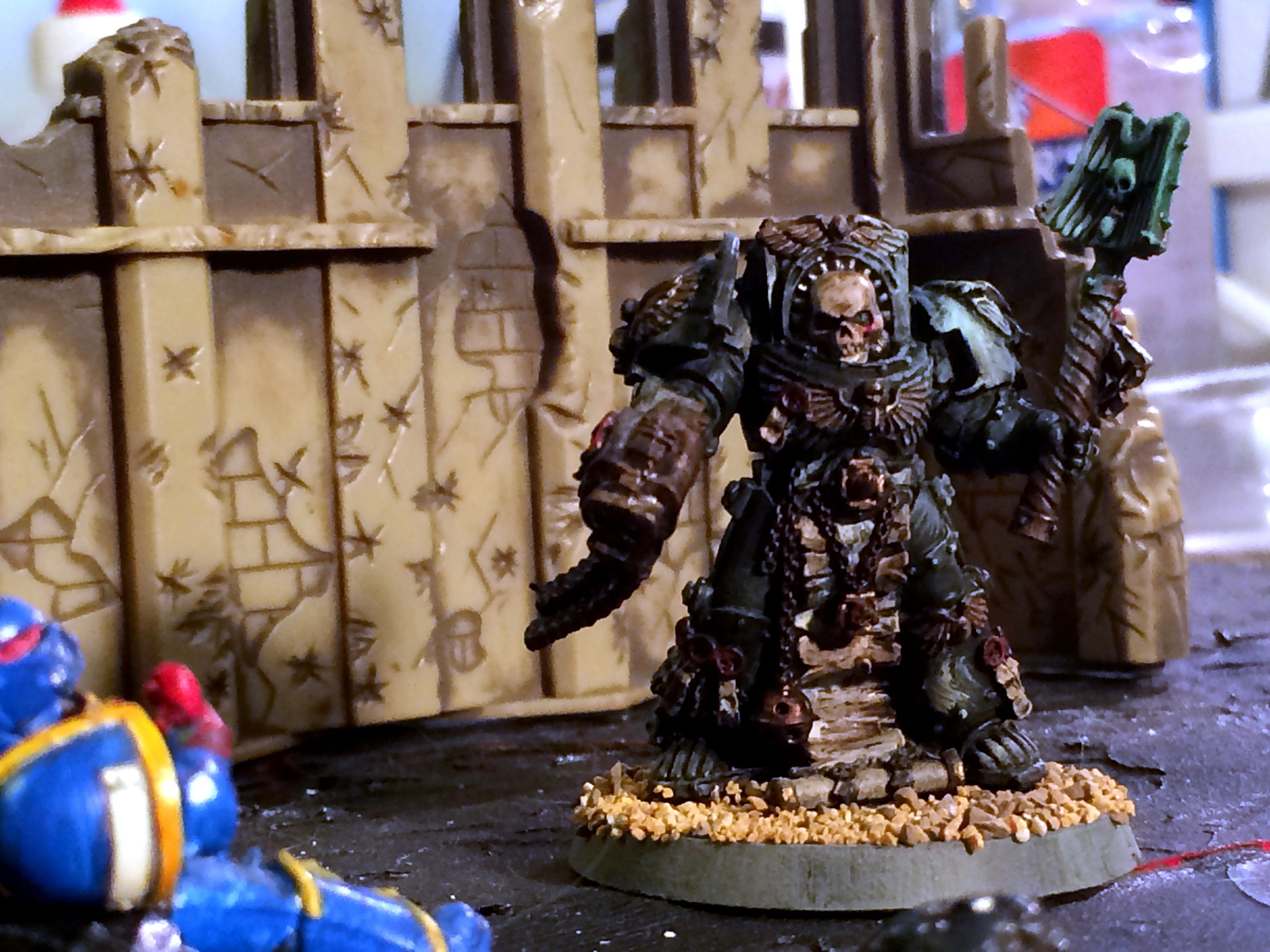 Chaplain, Space Marines, Terminator Armor, Warhammer 40,000