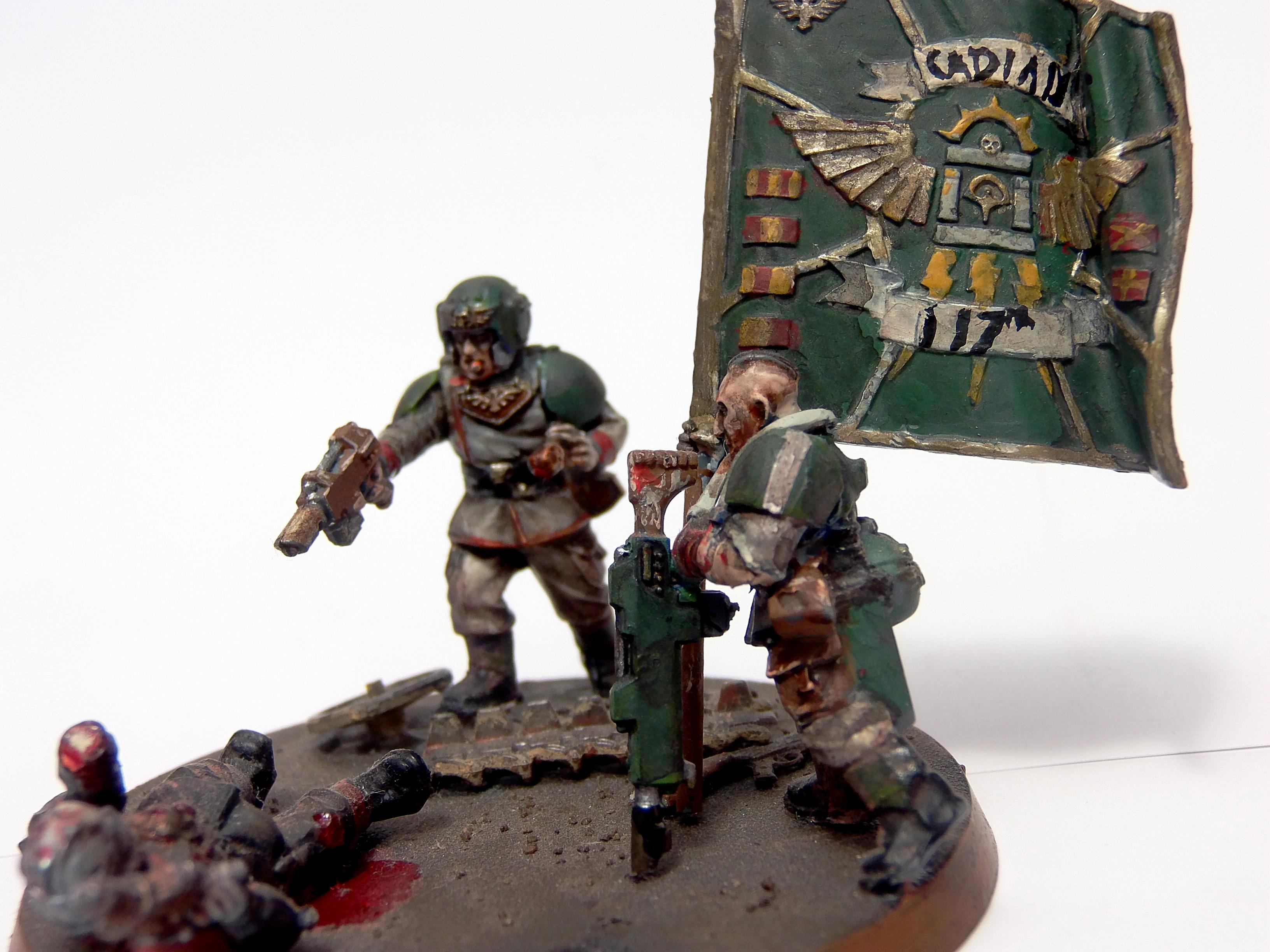 Astra Militarium, Chaos, Diorama, Execution, Imperial Guard, Objective Marker, Warhammer 40,000