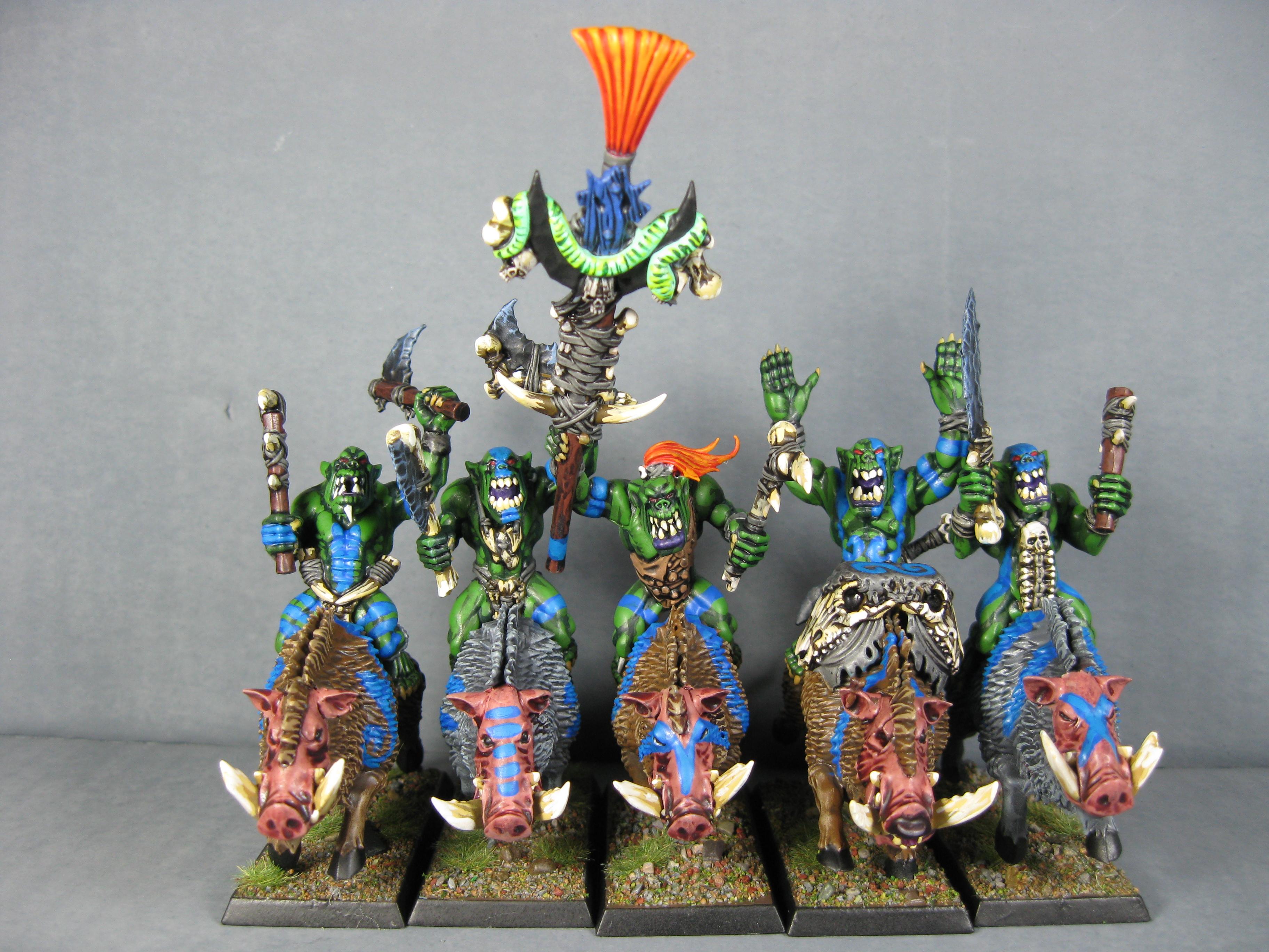 Goblins, Gobos, Orcs, Orcs And Goblins, Orks, Pro Painted, Rpg, Warhammer Fantasy