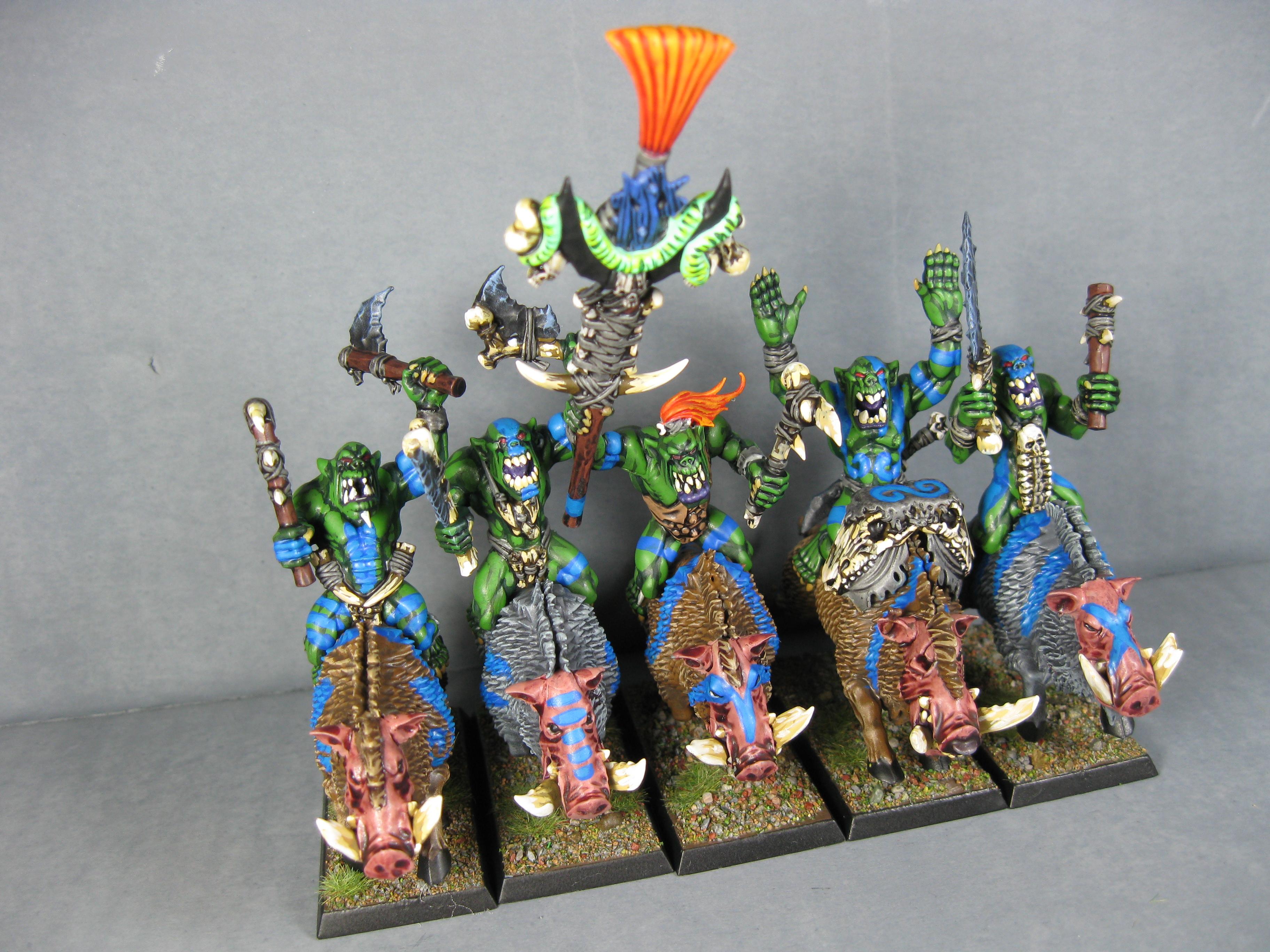 Goblins, Gobos, Orcs, Orcs And Goblins, Orks, Pro Painted, Rpg, Warhammer Fantasy