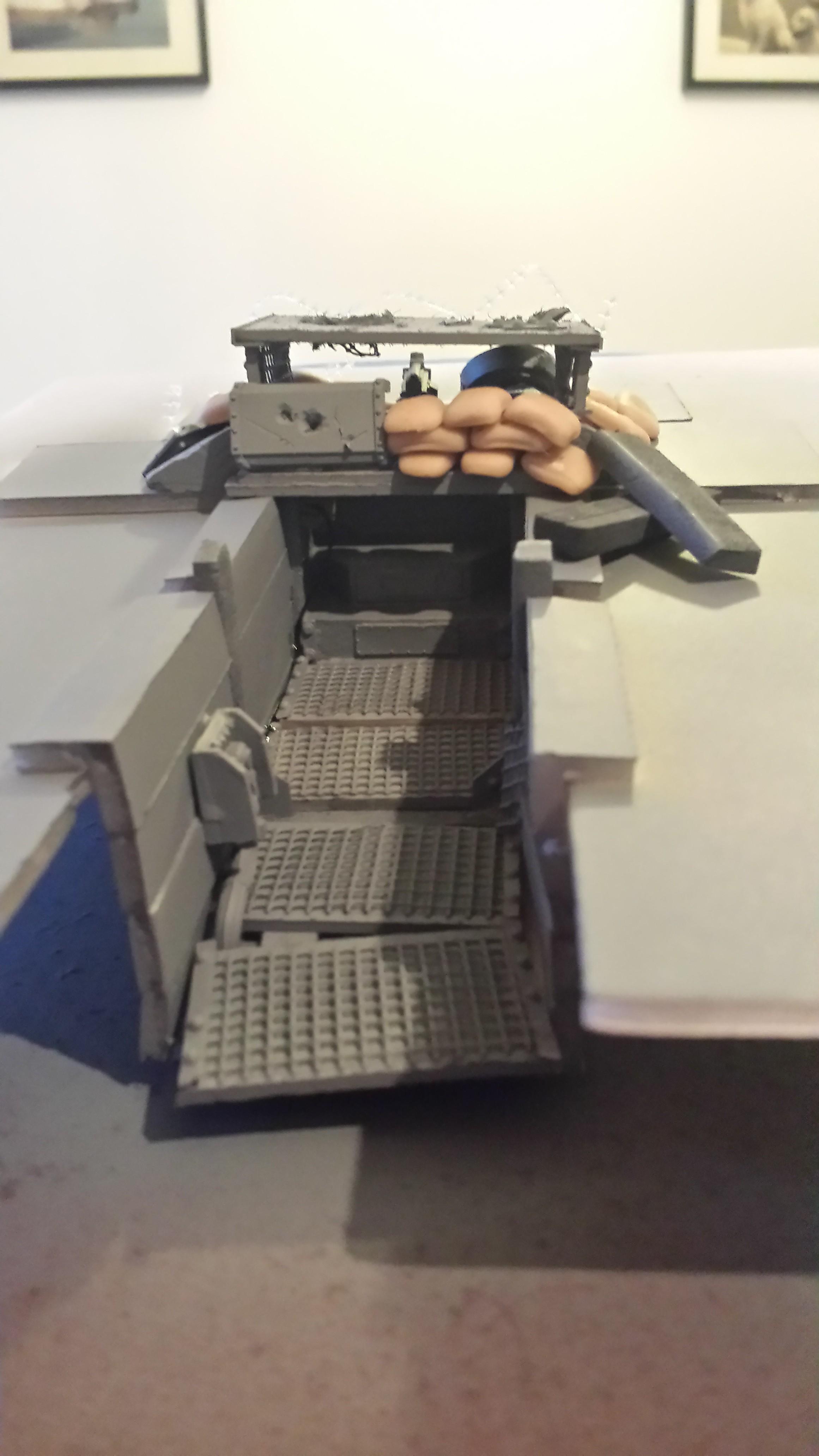 Damage, Fortified, Heavy Bolter, Imperial Guard, Mud, Terrain, Trench, Vraks