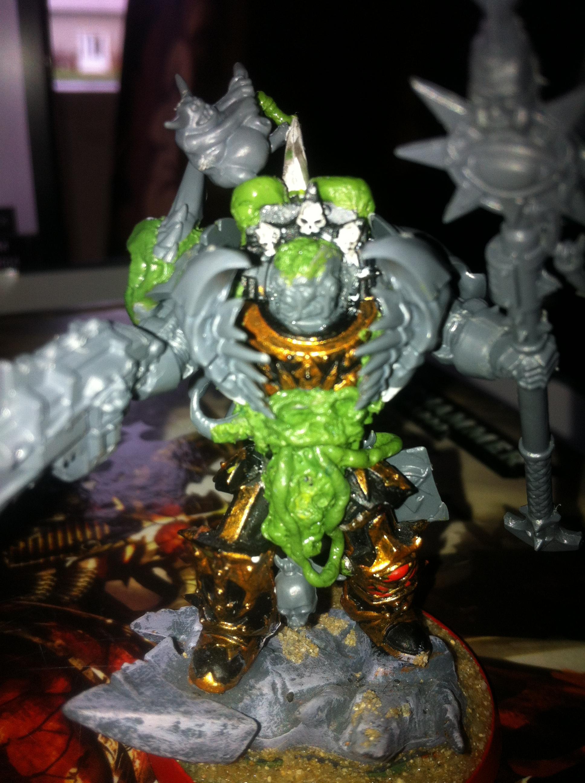Nurgle CSM Chaos Space Marines: MON Terminator Sorcerer Conversion