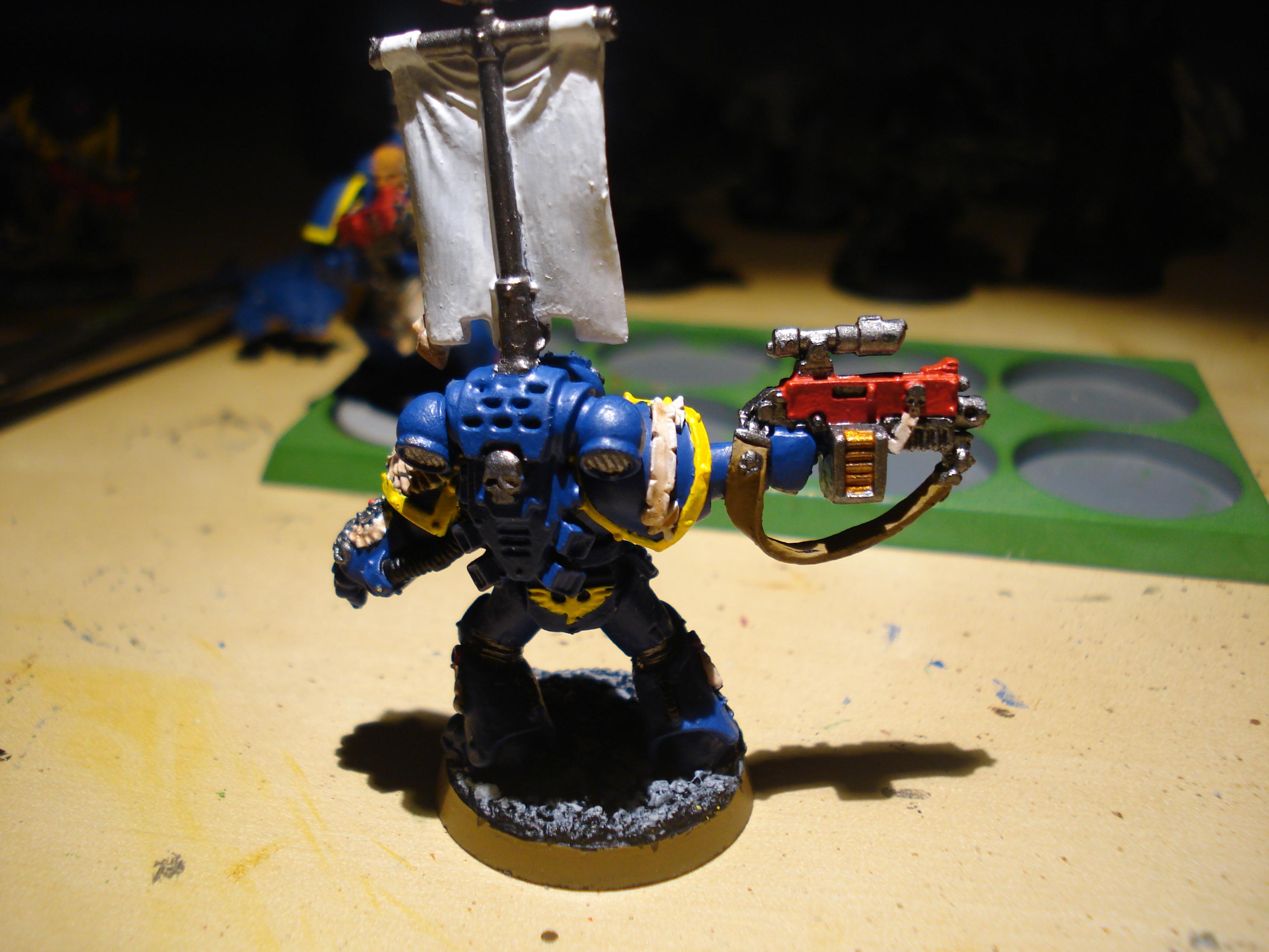 Gamesworkshop, Smurfs, Space Marines, Spacemarine Veterans, Ultramarines
