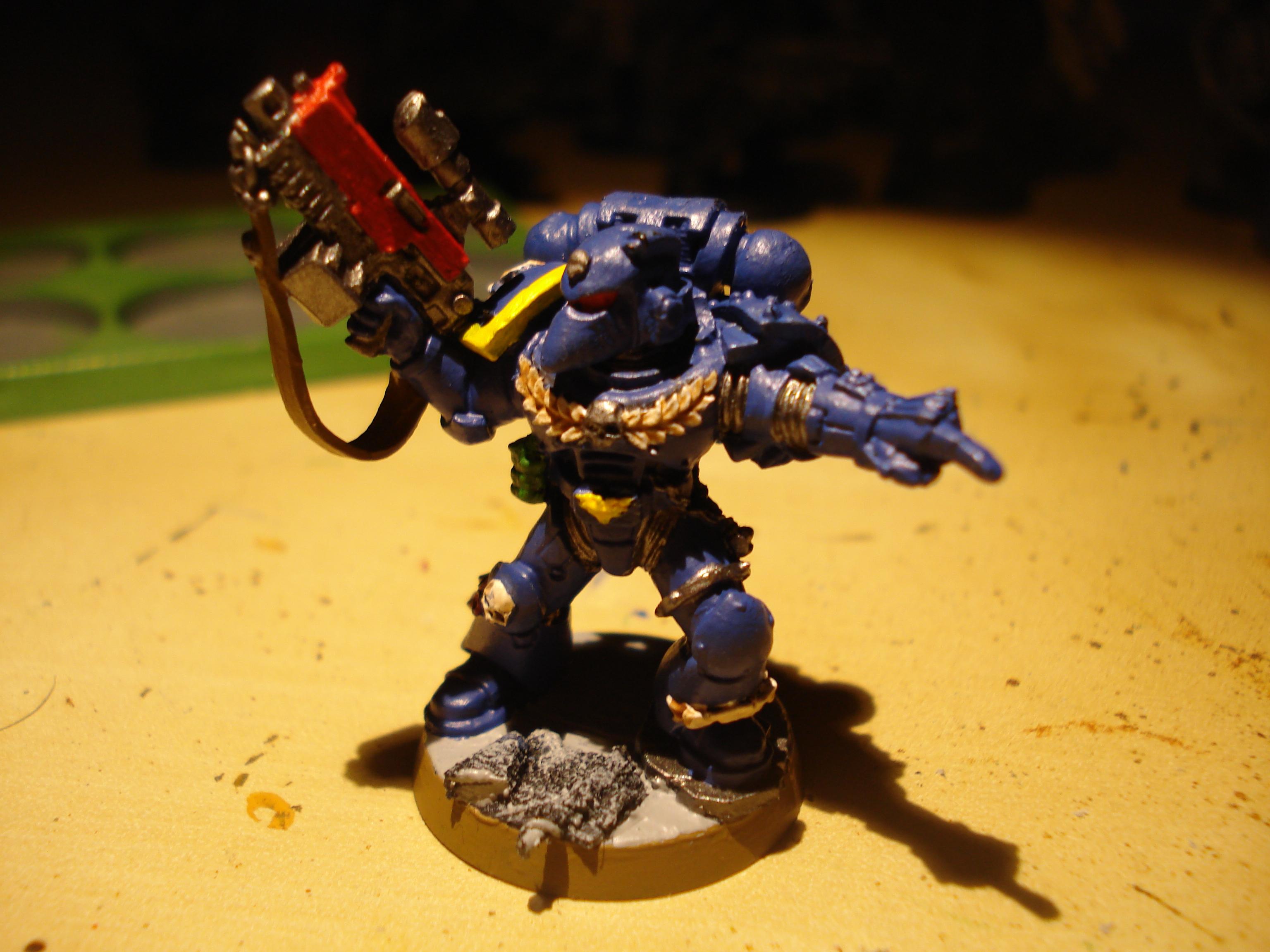 Gamesworkshop, Smurfs, Space Marines, Spacemarine Veterans, Ultramarines