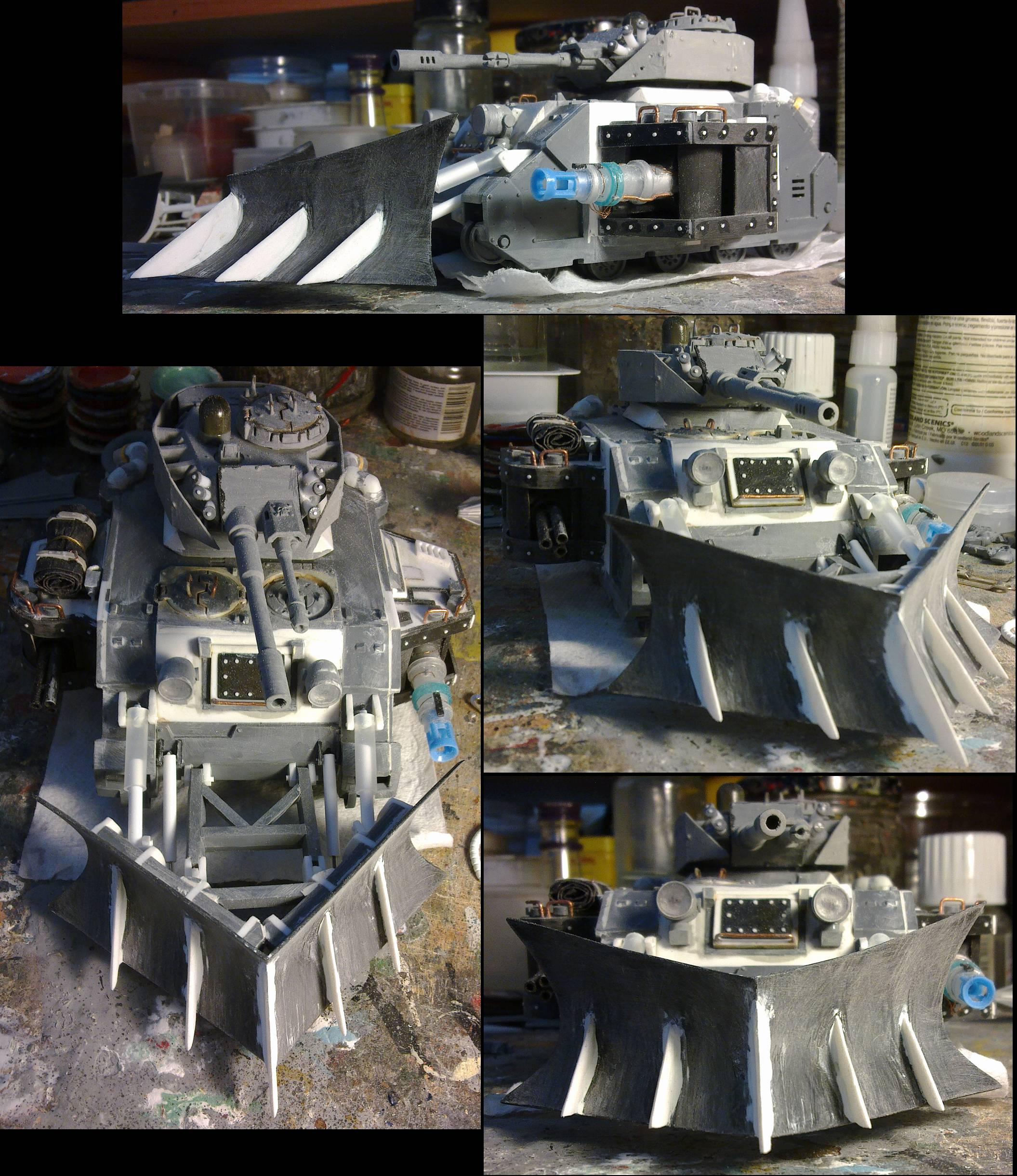 Predator dozer wip 21; the blades are on the blade..