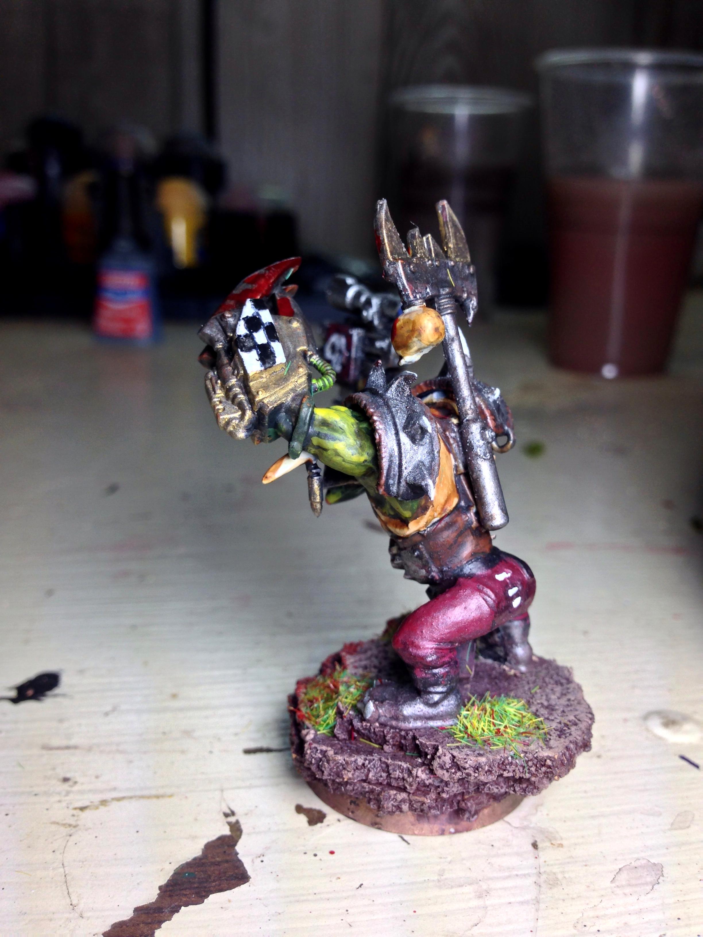Base, Greenskins, Nob, Orcs, Orks, Waaagh!!!, Warhammer 40,000, Warhammer Fantasy