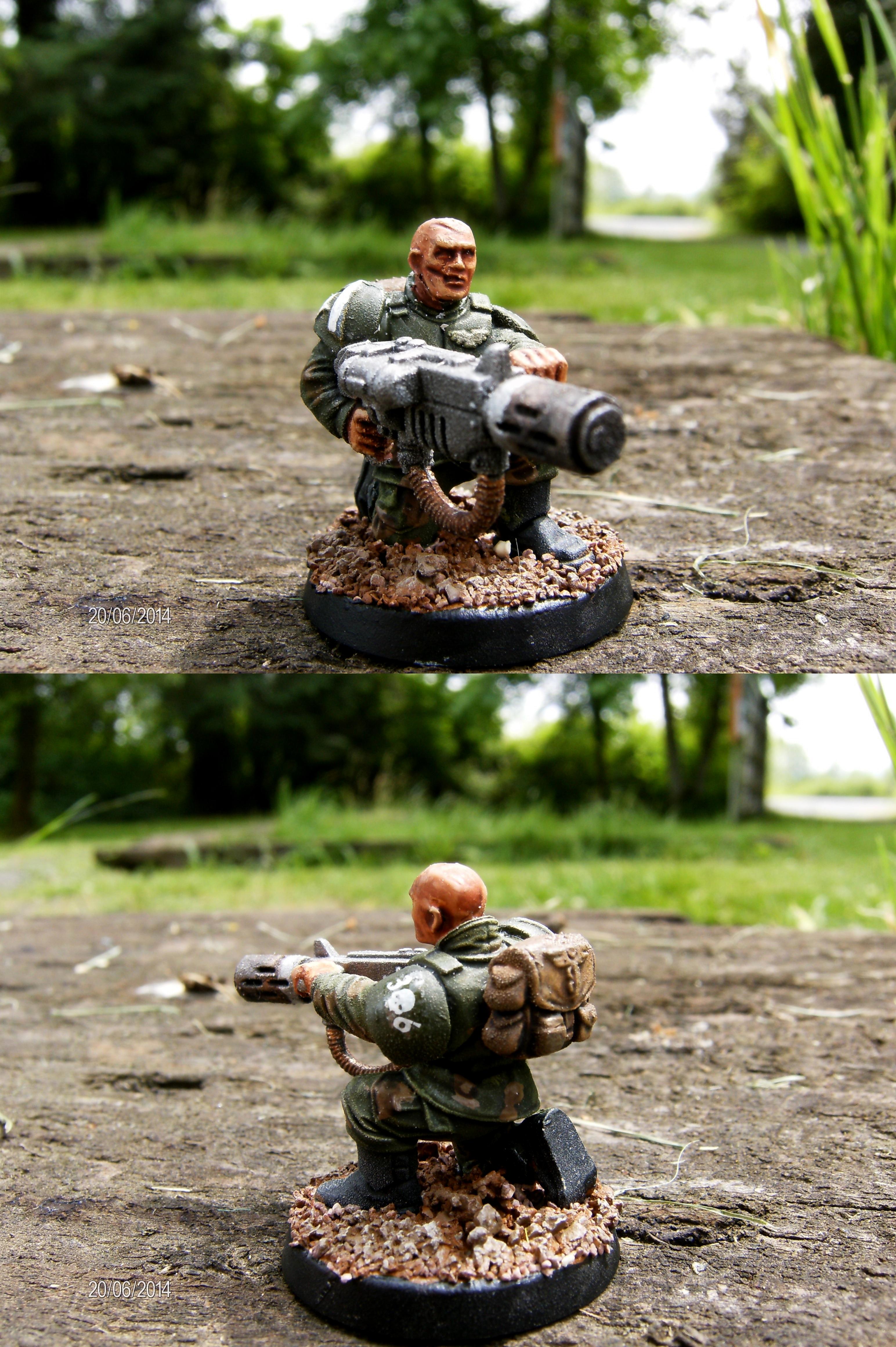 Cadians, Imperial Guard, Meltagun, Veteran