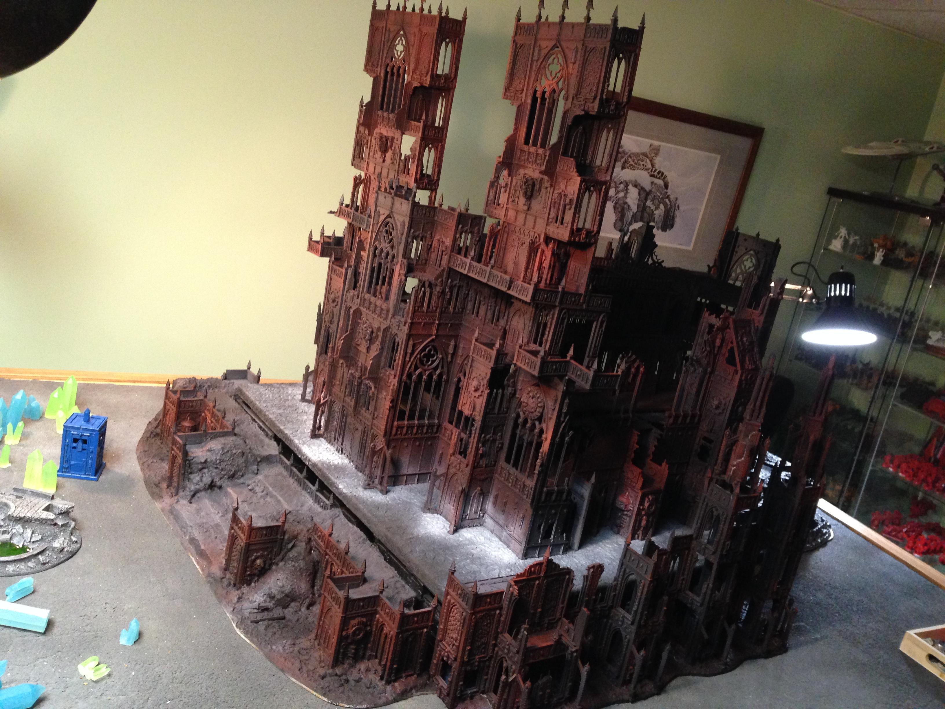 Cathedral, Huge, Ruins, Temple, Terrain