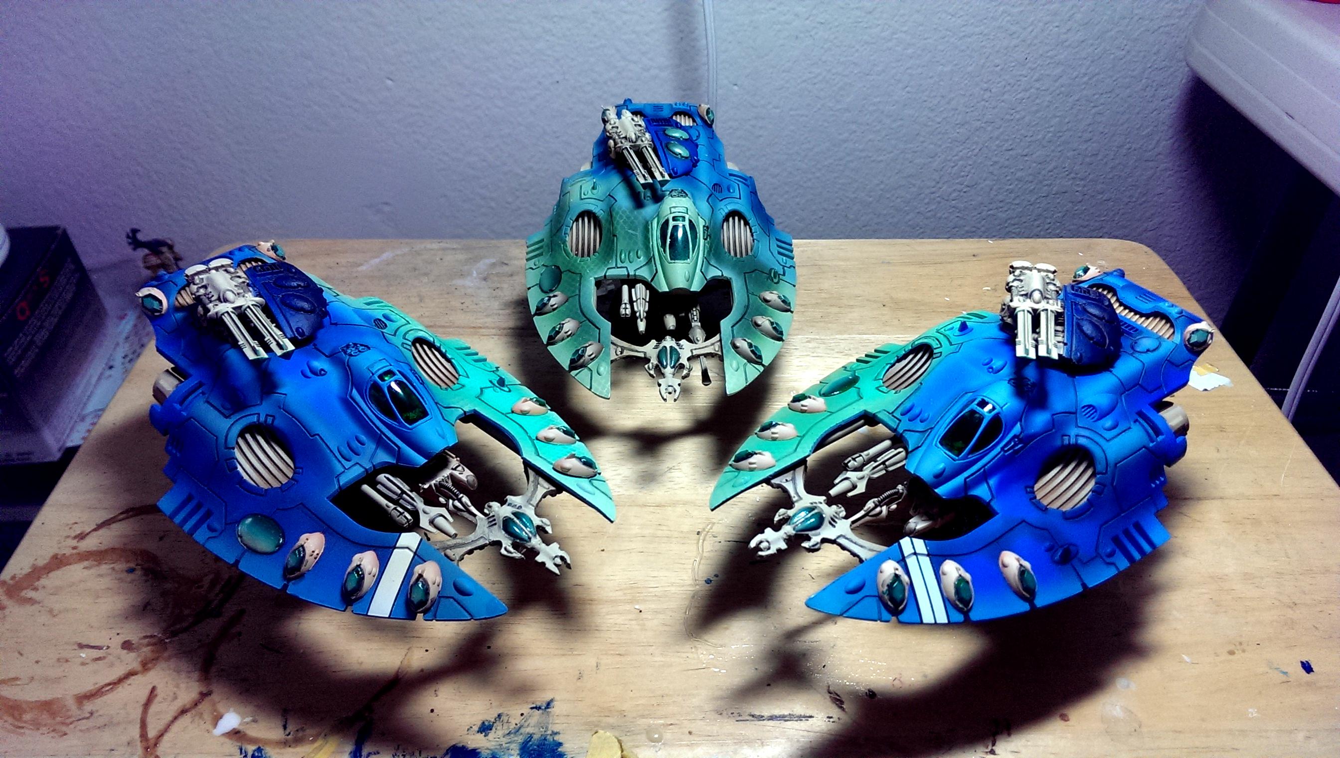 Airbrush, Eldar, Holofield, Tank, Wave Serpent