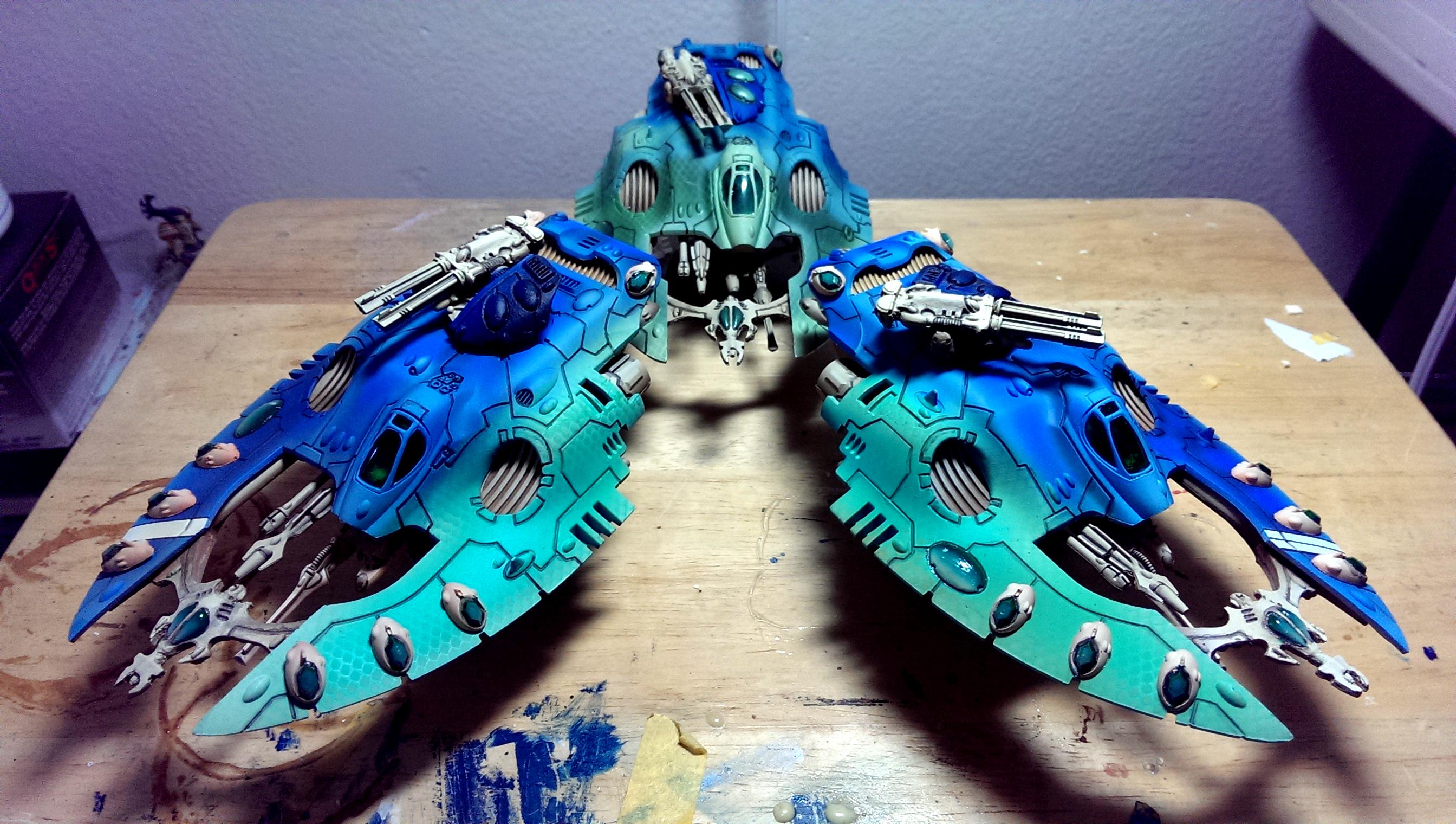 Airbrush, Eldar, Holofield, Tank, Wave Serpent