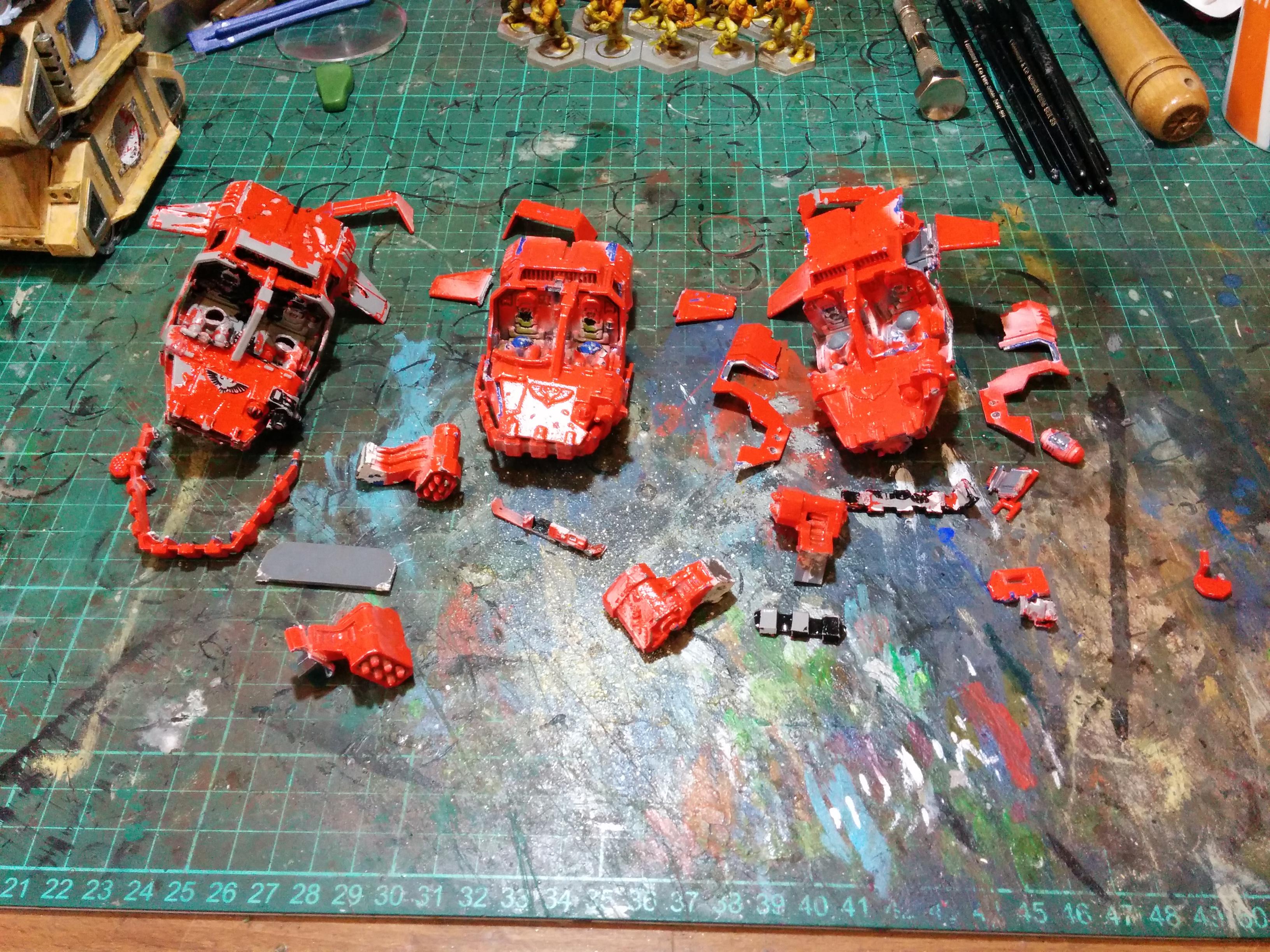 Battered Land Speeders