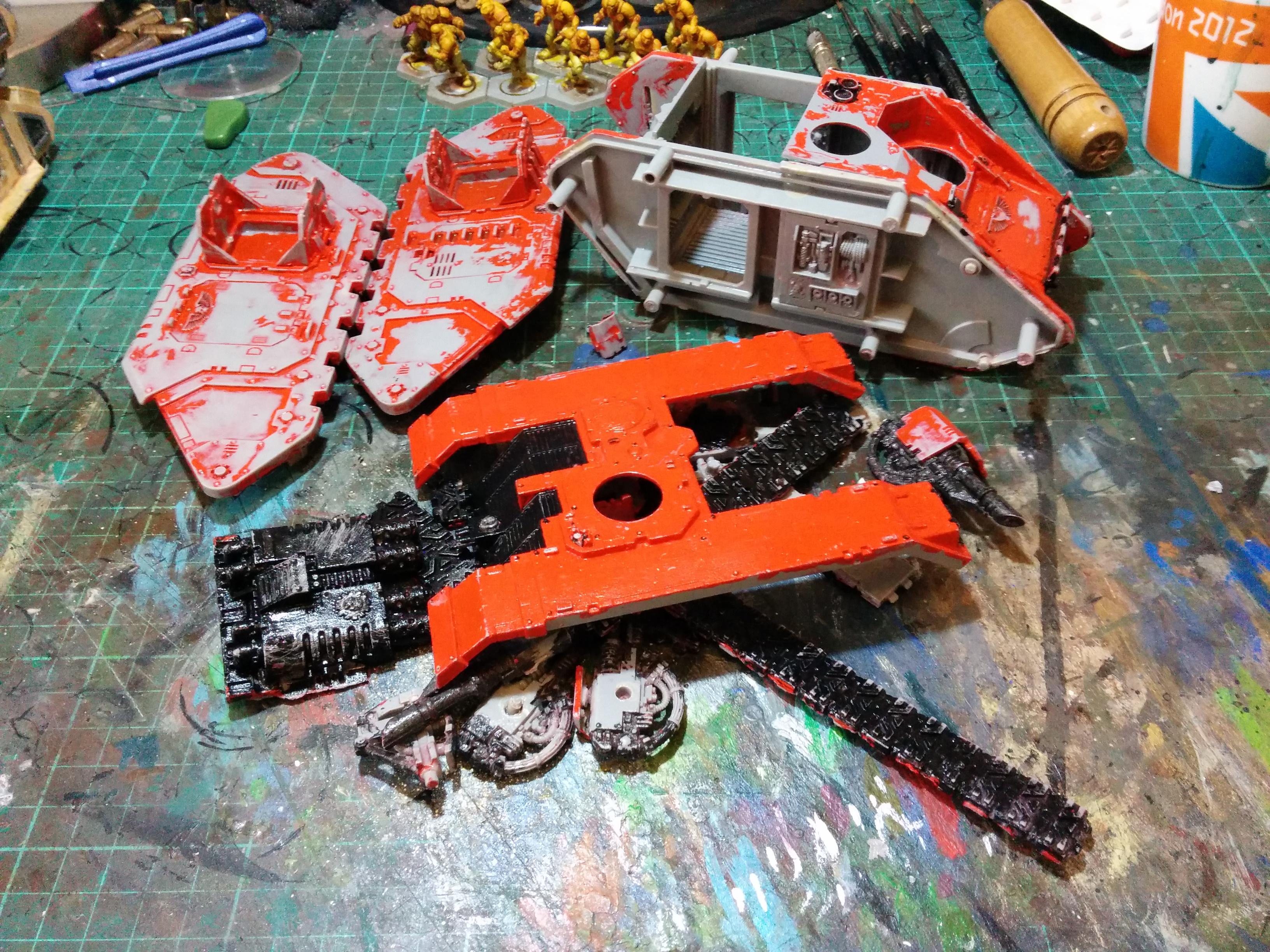 Battered Land Raider