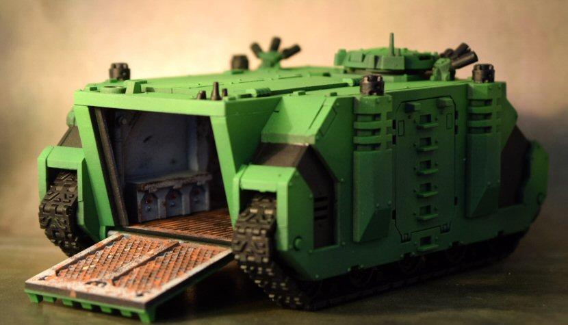 Badab War, Interior Detail, Rhino, Sons Of Medusa, Space Marines, Work In Progress