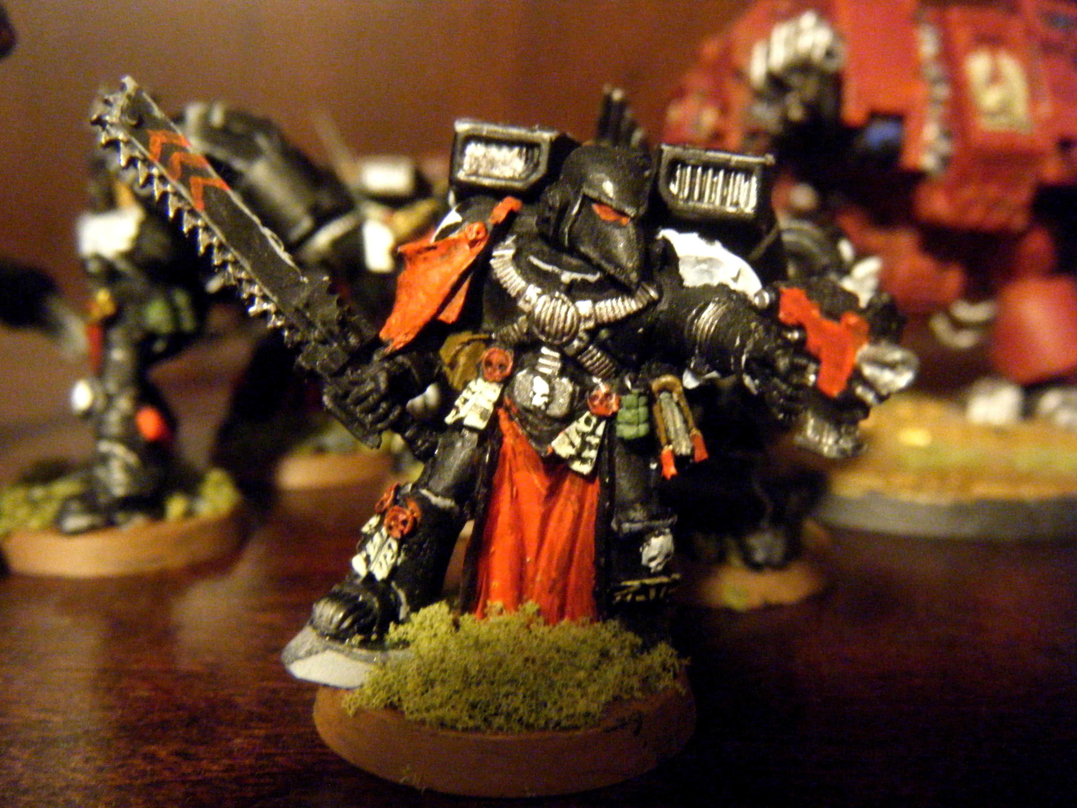 Chainsword, Jump Pack, Raven Guard, Space Marines, Vanguard Veteran, Veteran