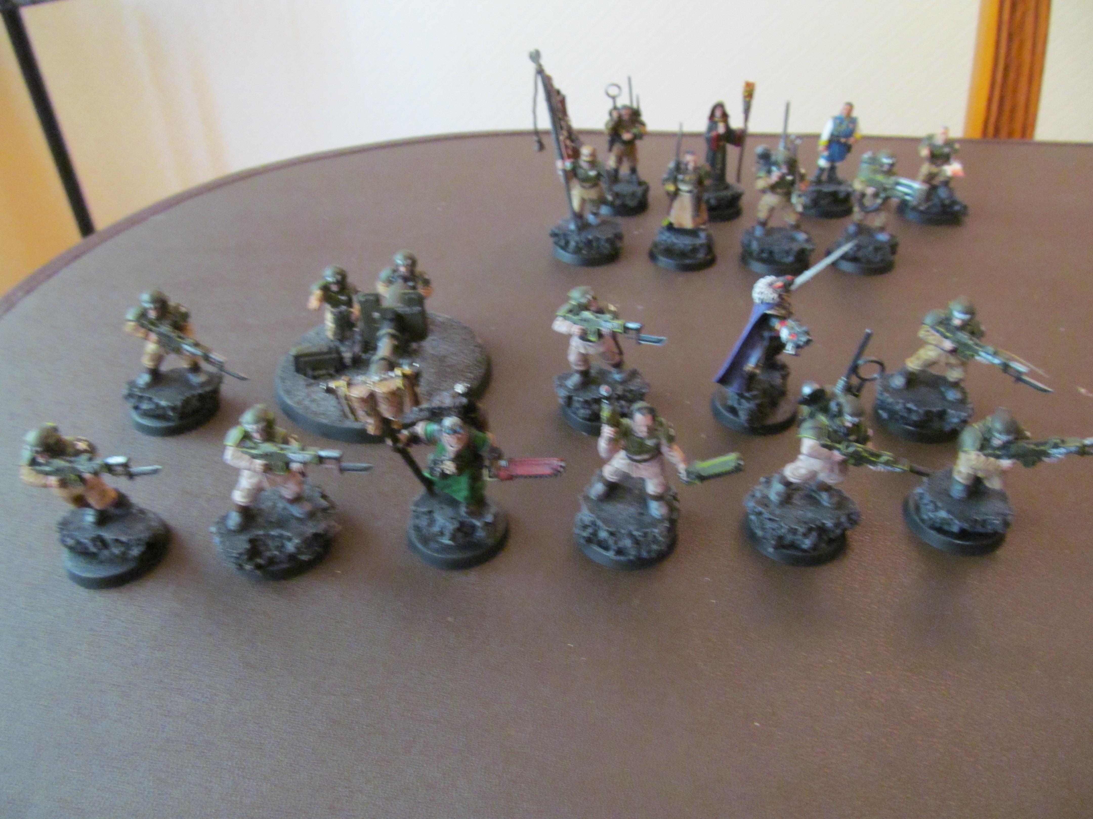 First Cadian Shock Troop Veteran squad