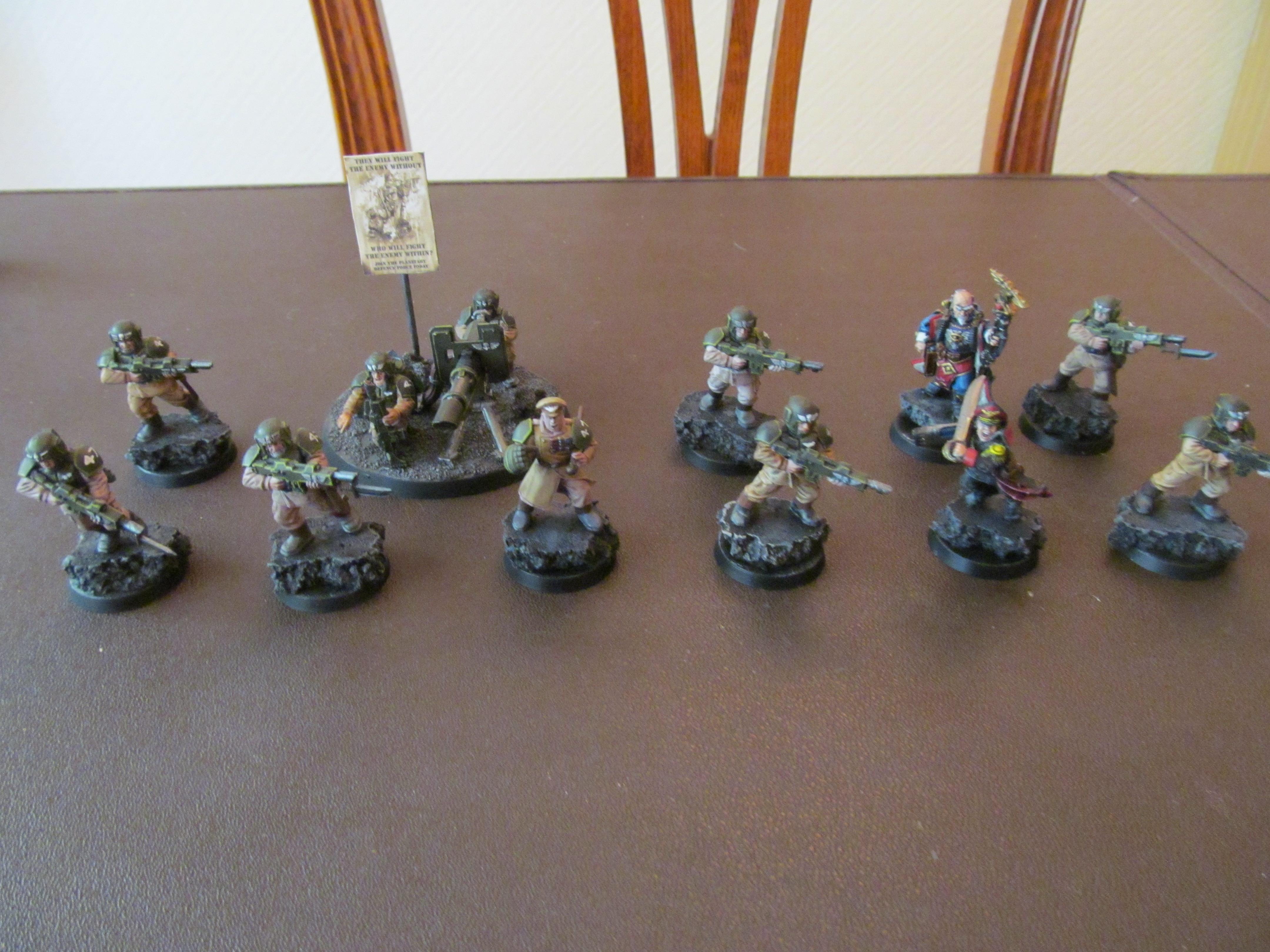 Second Cadian shock troop Veteran squad