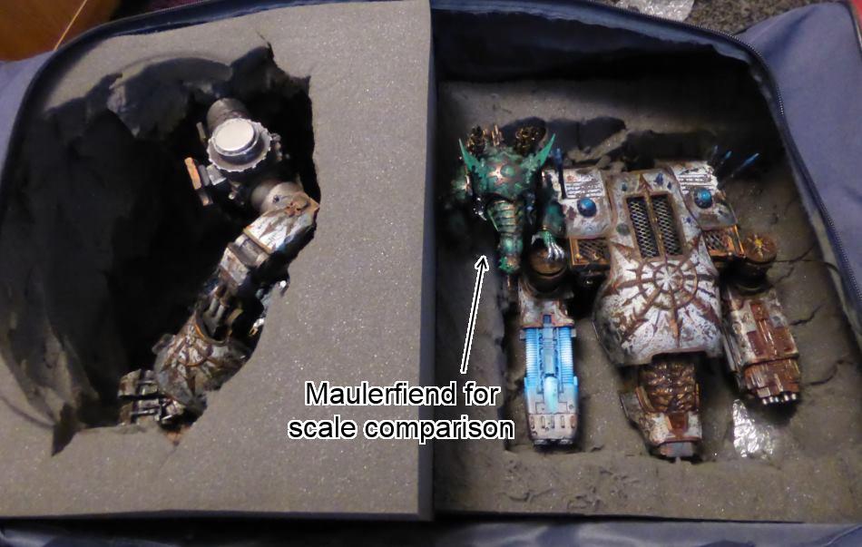 Packaging for titan (with maulerfiend for scale comparison)