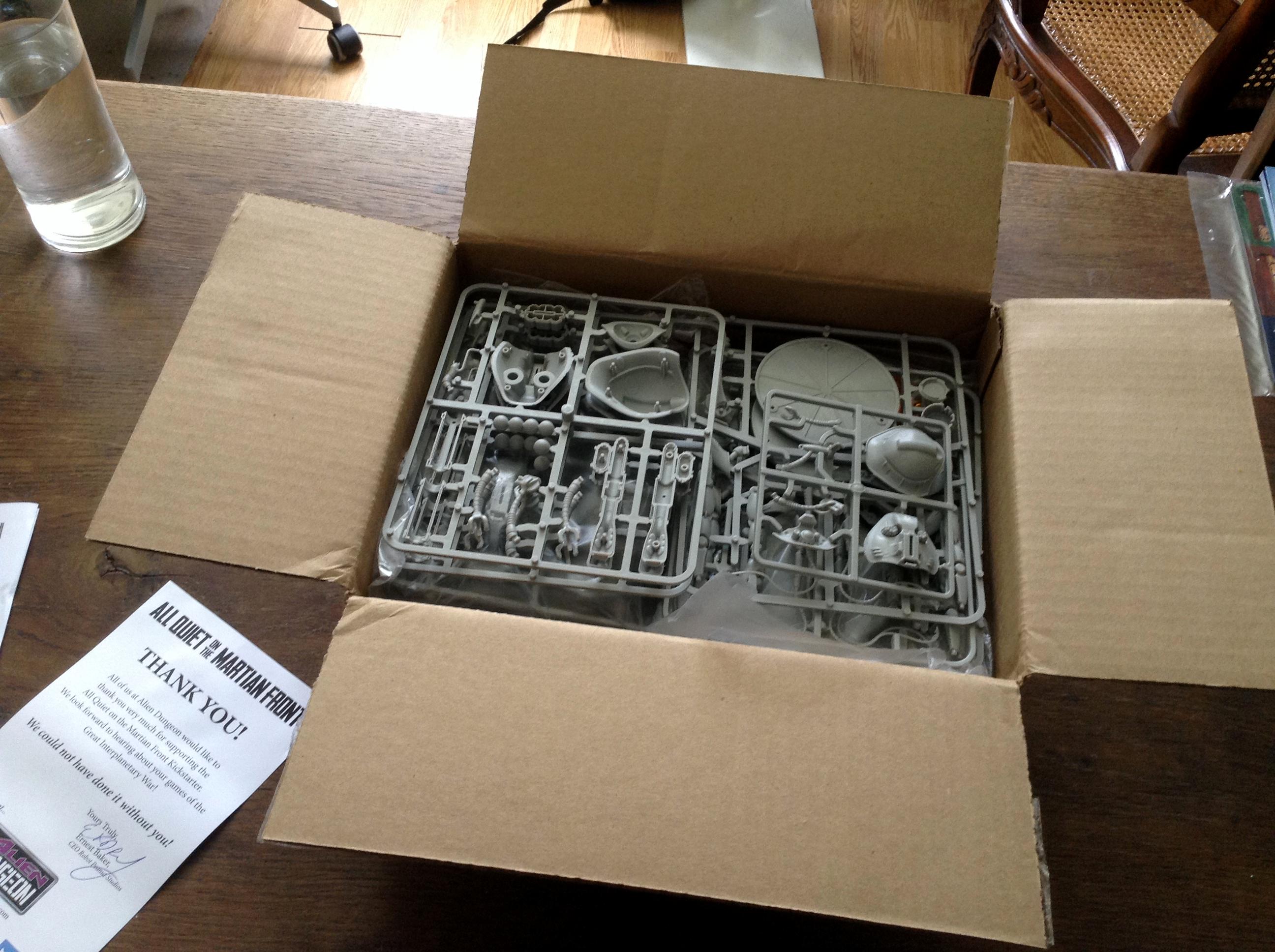 All Quiet On The Martian Front, Box, Martian, Work In Progress
