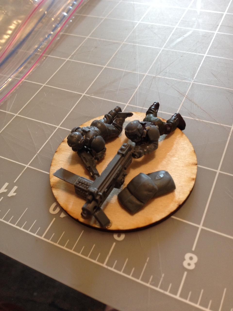 Astra Militarum, Conversion, Heavy Bolter, Heavy Weapons Team, Imperial Guard, Work In Progress