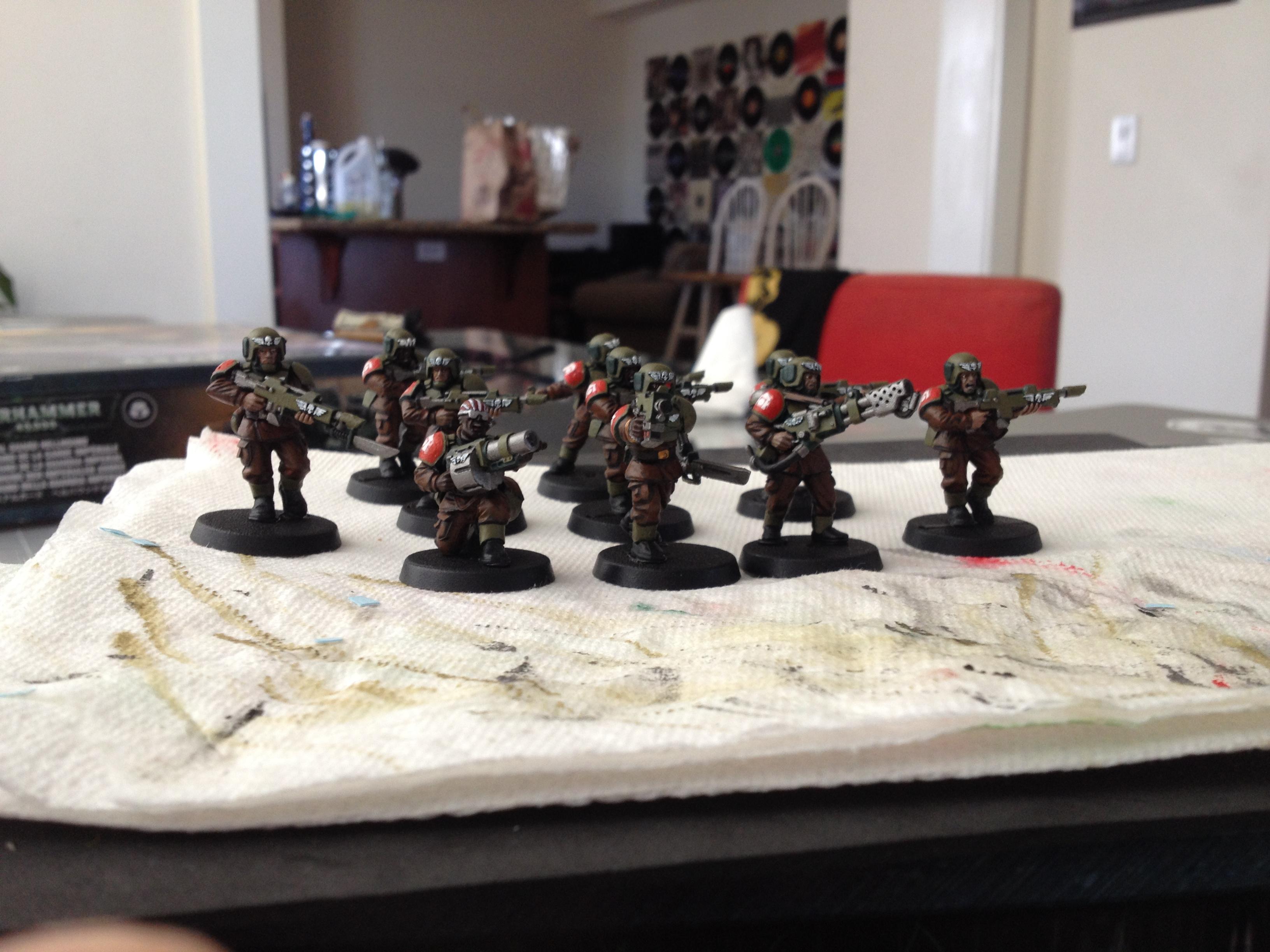 Astra Militarum, Cadian Shock Troops, Cadians, Imperial Guard