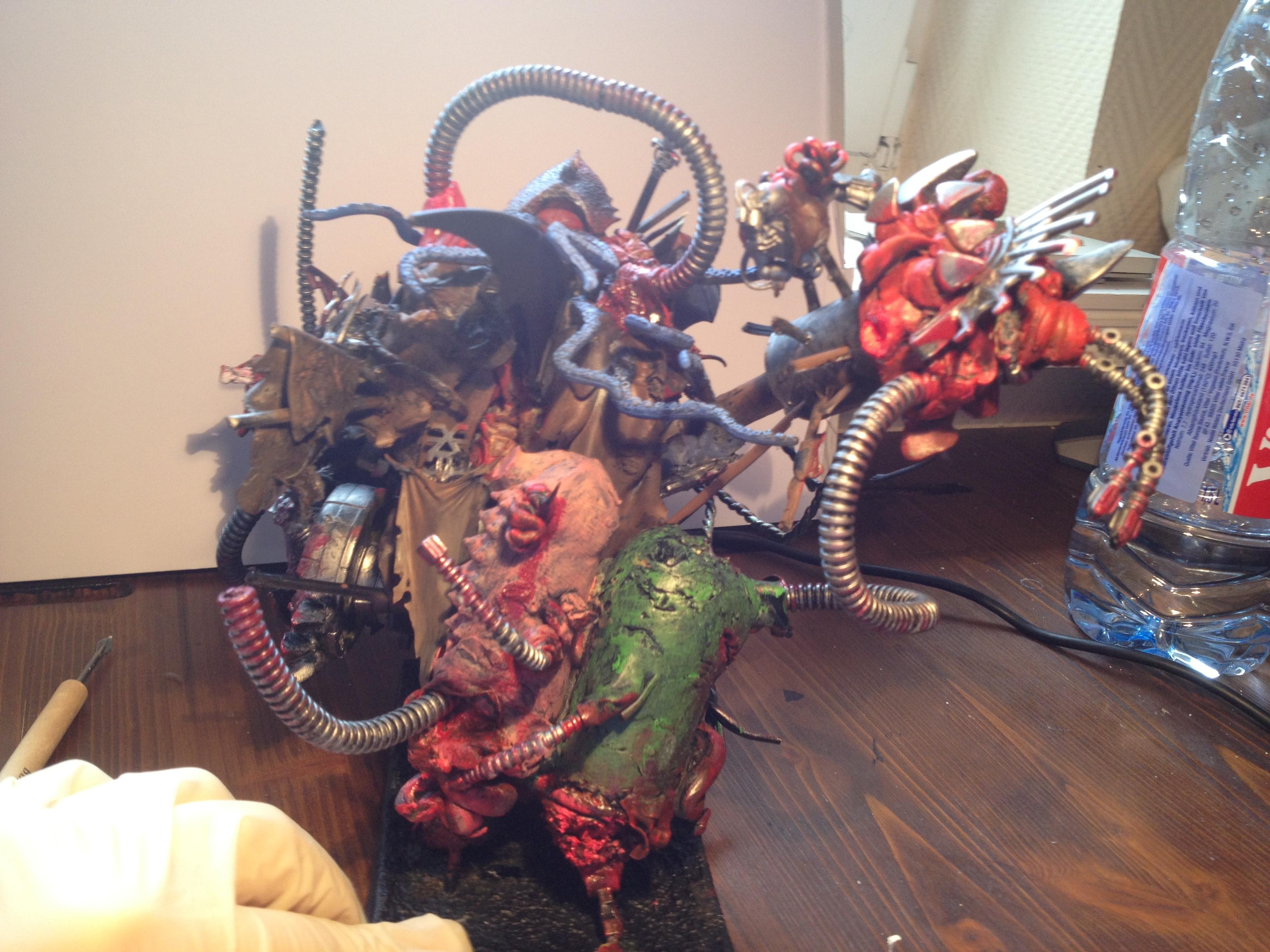 I also put everyhing together and then started painting, which is the reason I still haven't finishd the job as it is a giant pain