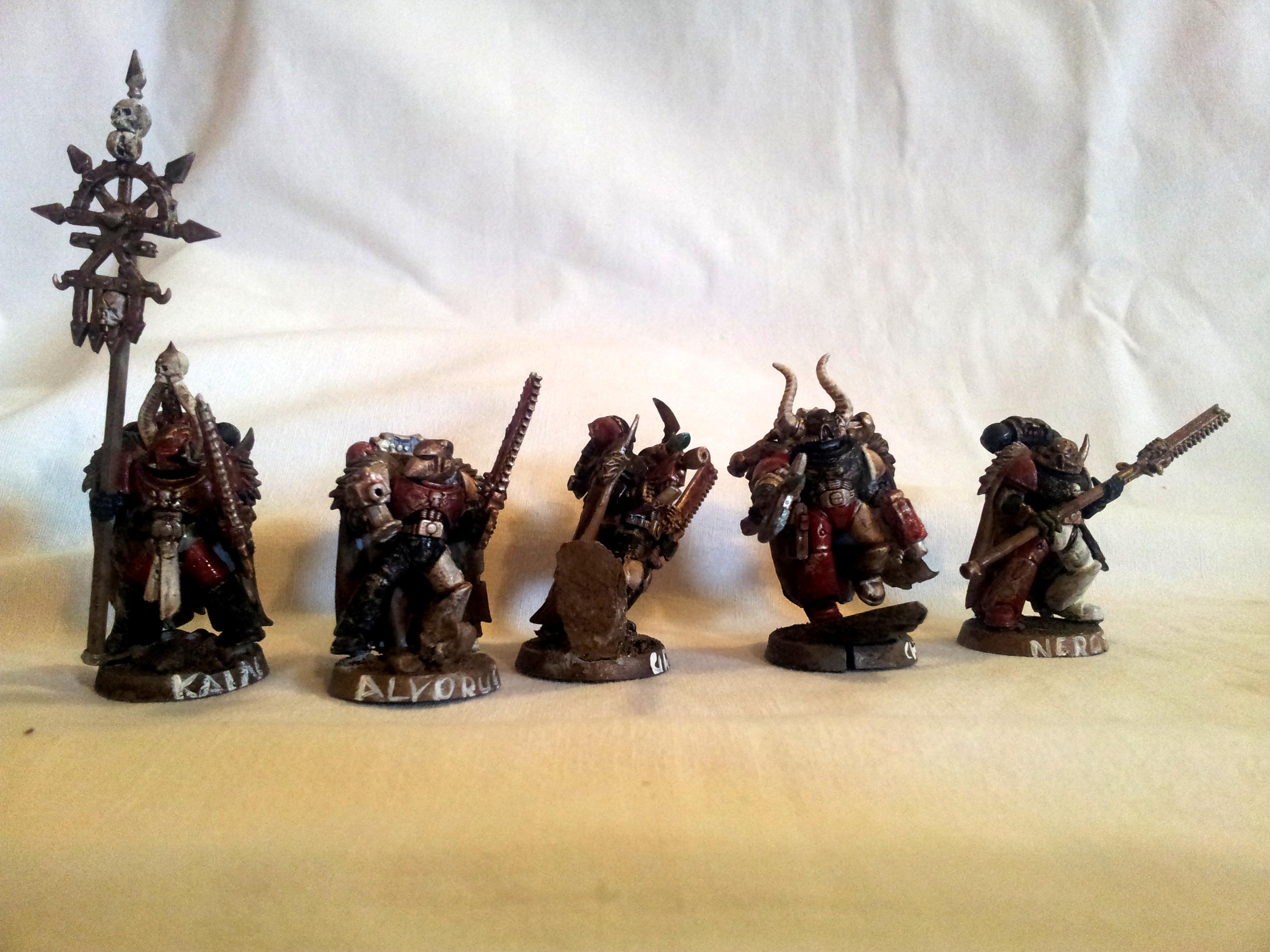 Chaos, Chaos Space Marines, Conversion, Low Budget, Space, Space Marines, Work In Progress
