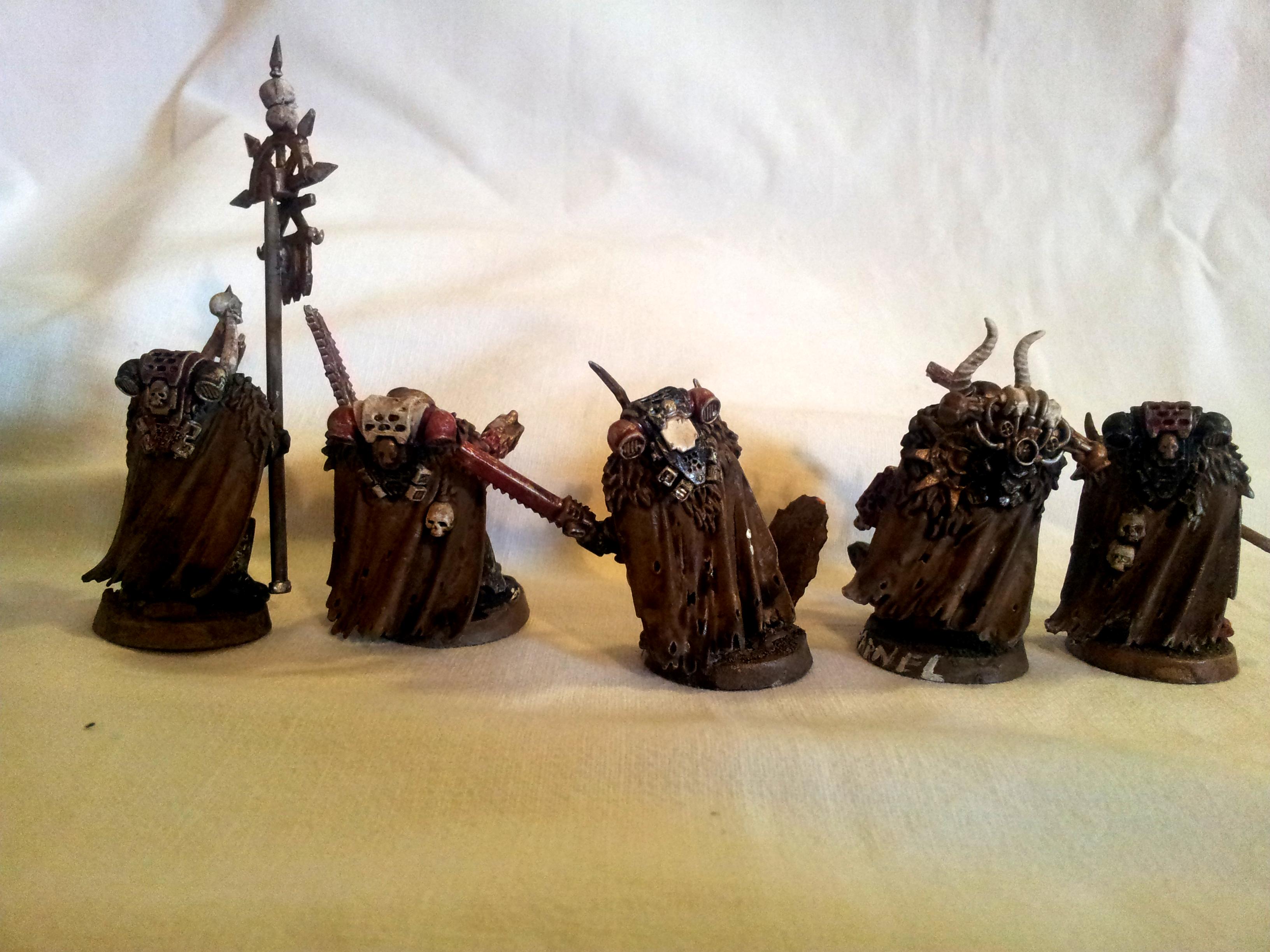 Chaos, Chaos Space Marines, Conversion, Low Budget, Space, Space Marines, Work In Progress
