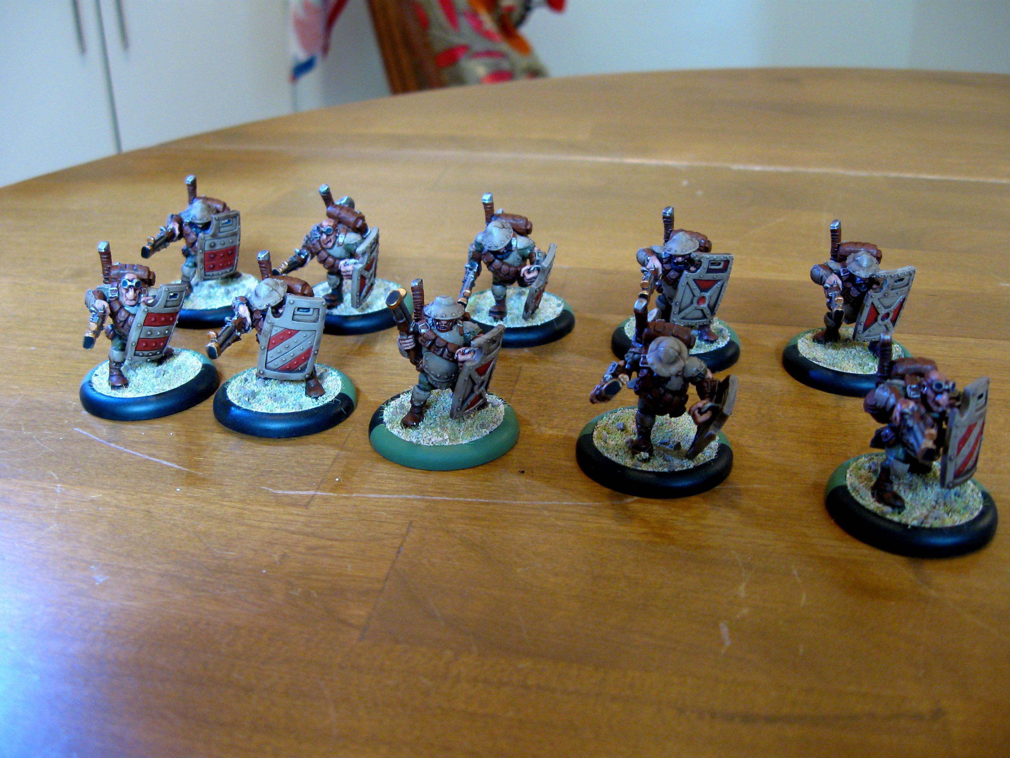 Dwarves, Mercenary, Privateer Press, Rhulic, Searforge, Warmachine