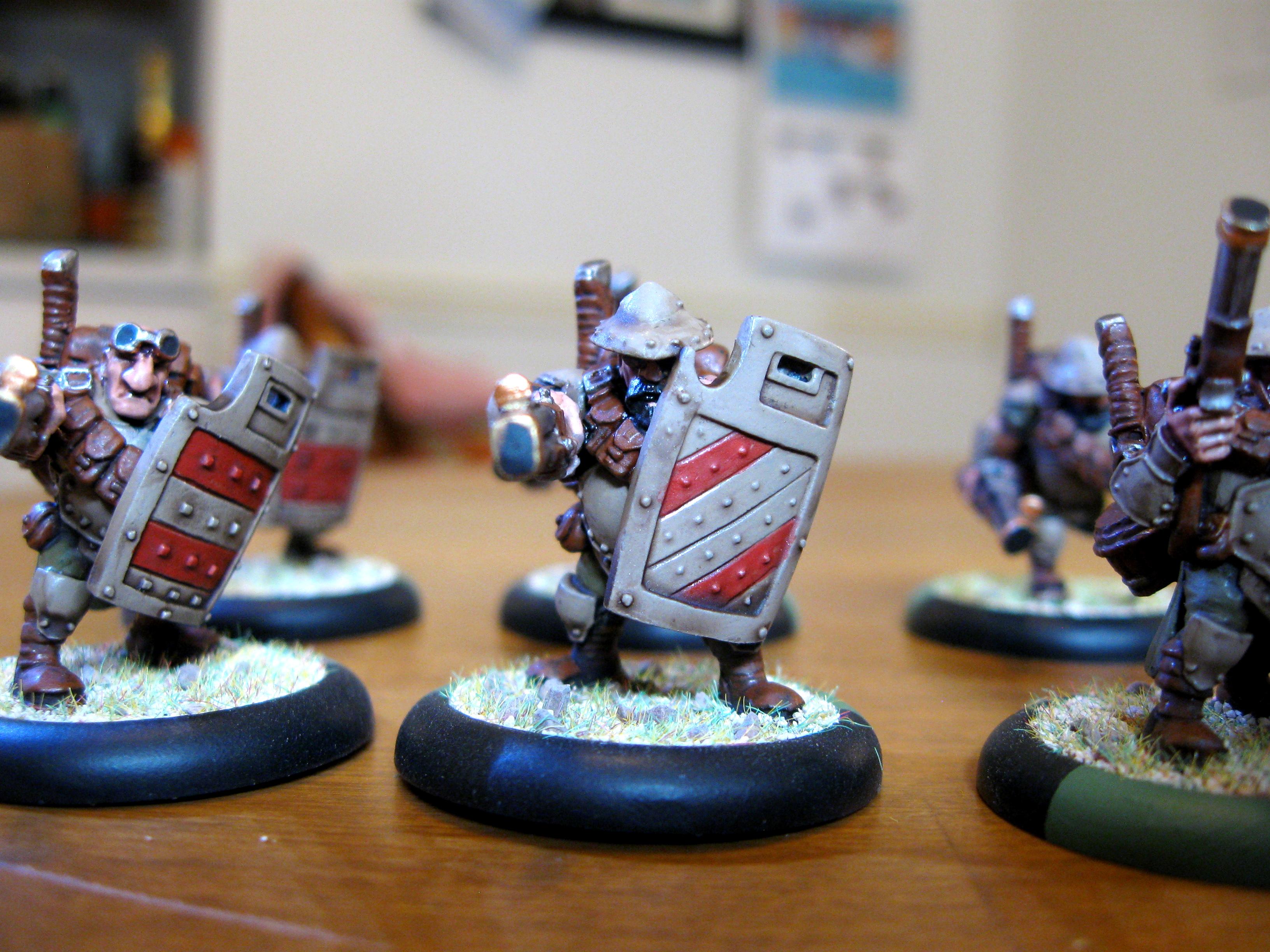 Dwarves, Mercenary, Privateer Press, Rhulic, Searforge, Warmachine