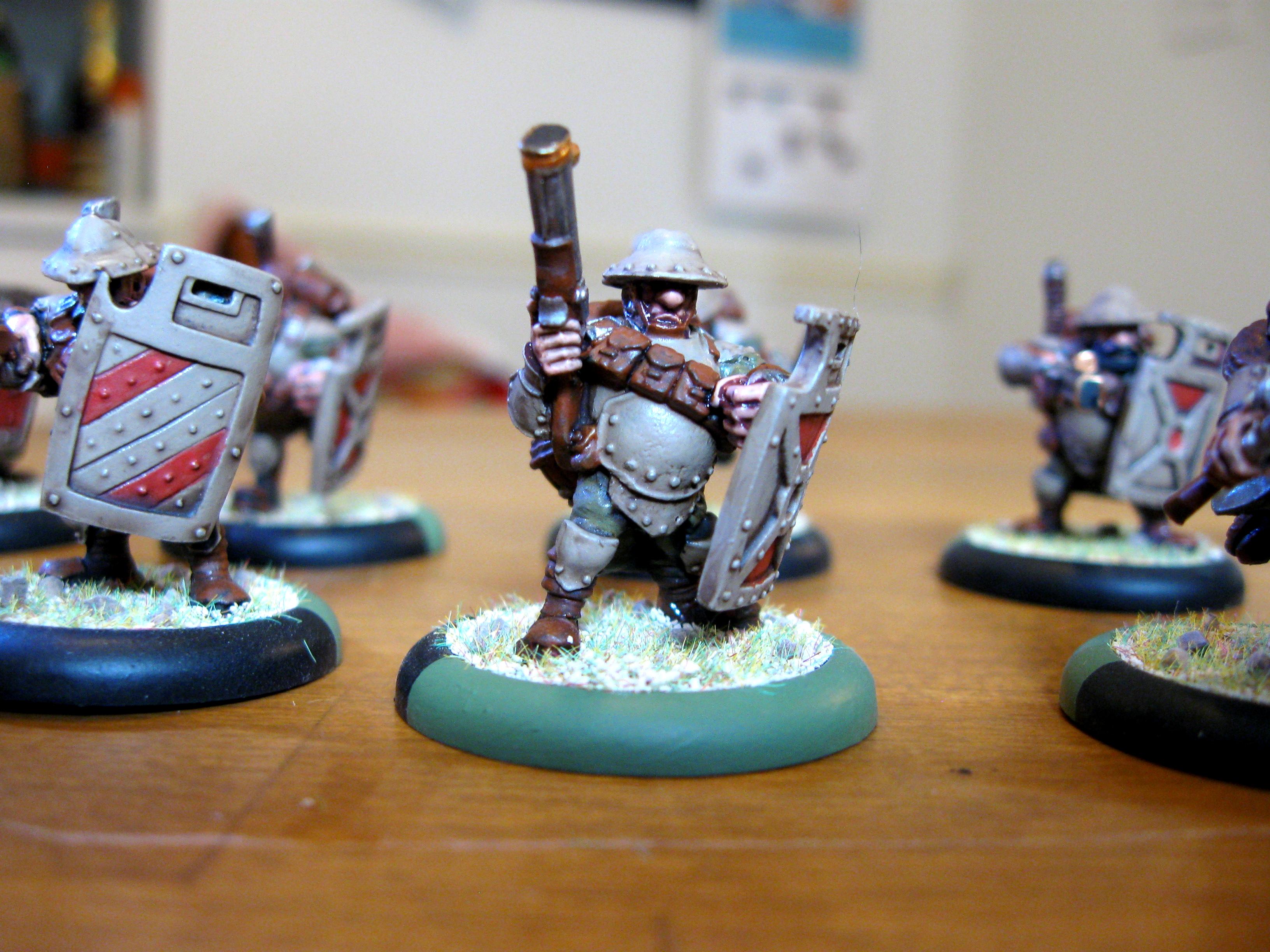 Dwarves, Mercenary, Privateer Press, Rhulic, Searforge, Warmachine