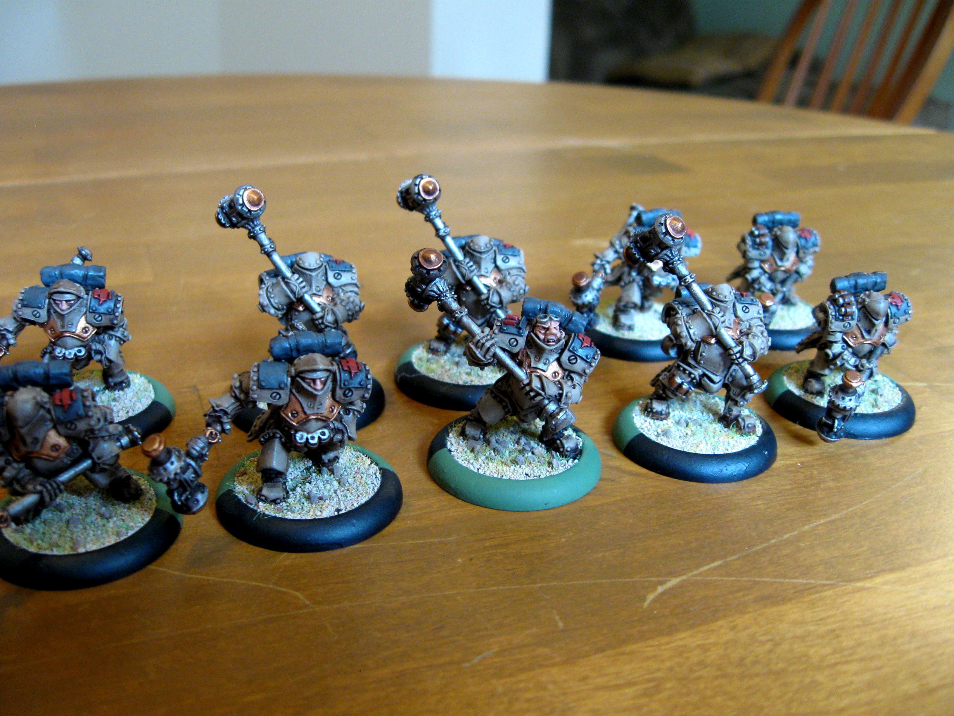 Dwarves, Mercenary, Privateer Press, Rhulic, Searforge, Warmachine
