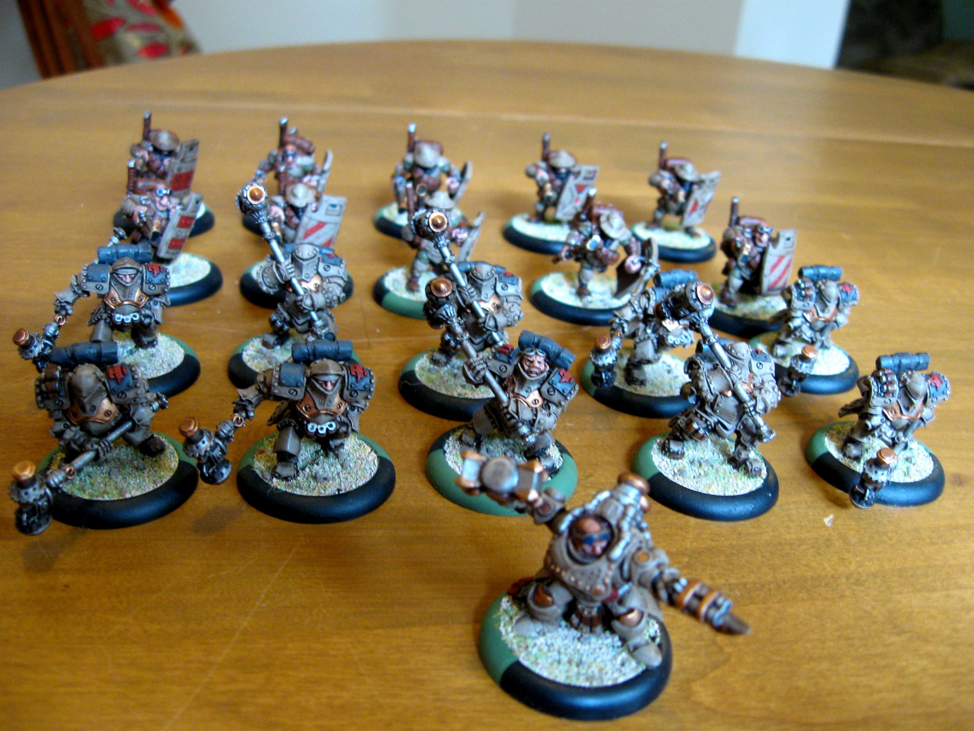 Dwarves, Mercenary, Privateer Press, Rhulic, Searforge, Warmachine