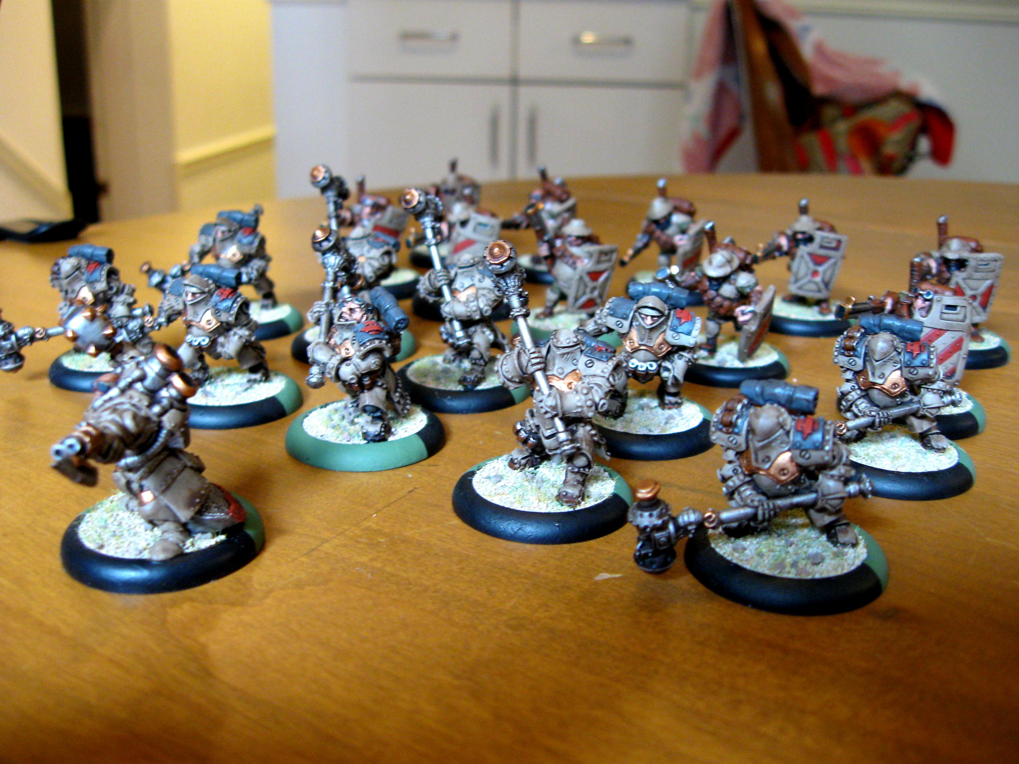 Dwarves, Mercenary, Privateer Press, Rhulic, Searforge, Warmachine