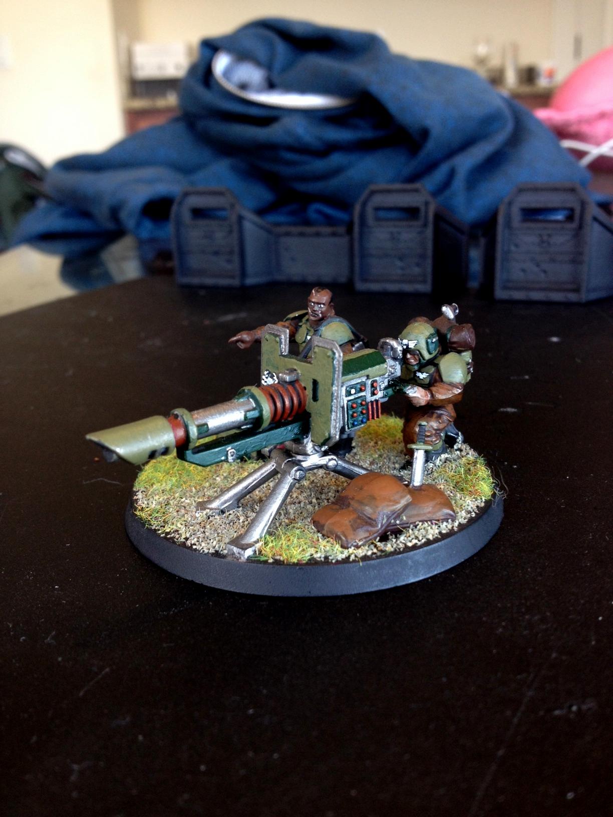 Astra Militarum, Heavy Weapons Squad, Lascannon